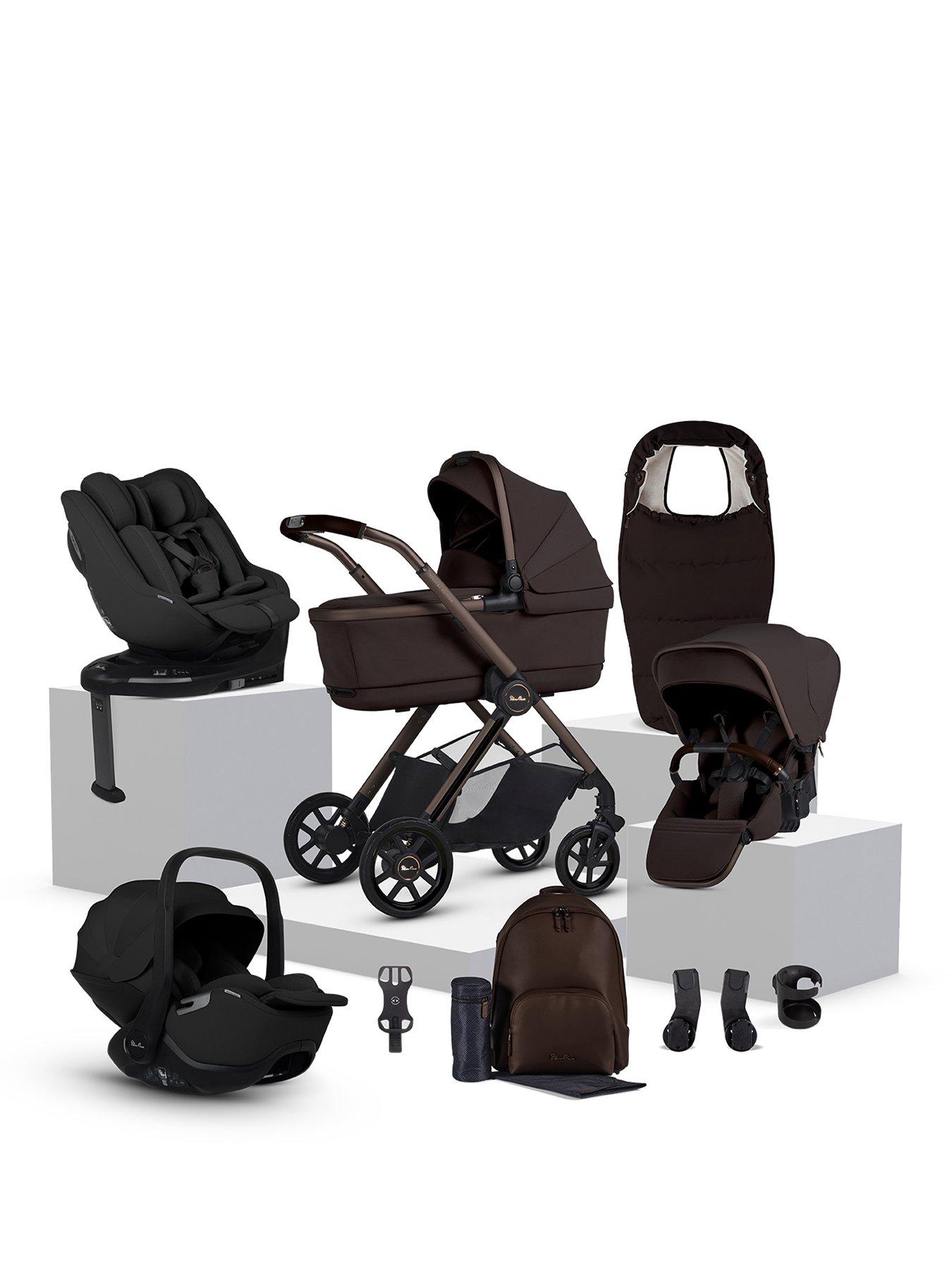 Image 1 of 8 of Silver Cross Reef 2 SE Ultimate 360 Family Car Seat Bundle - Ganache