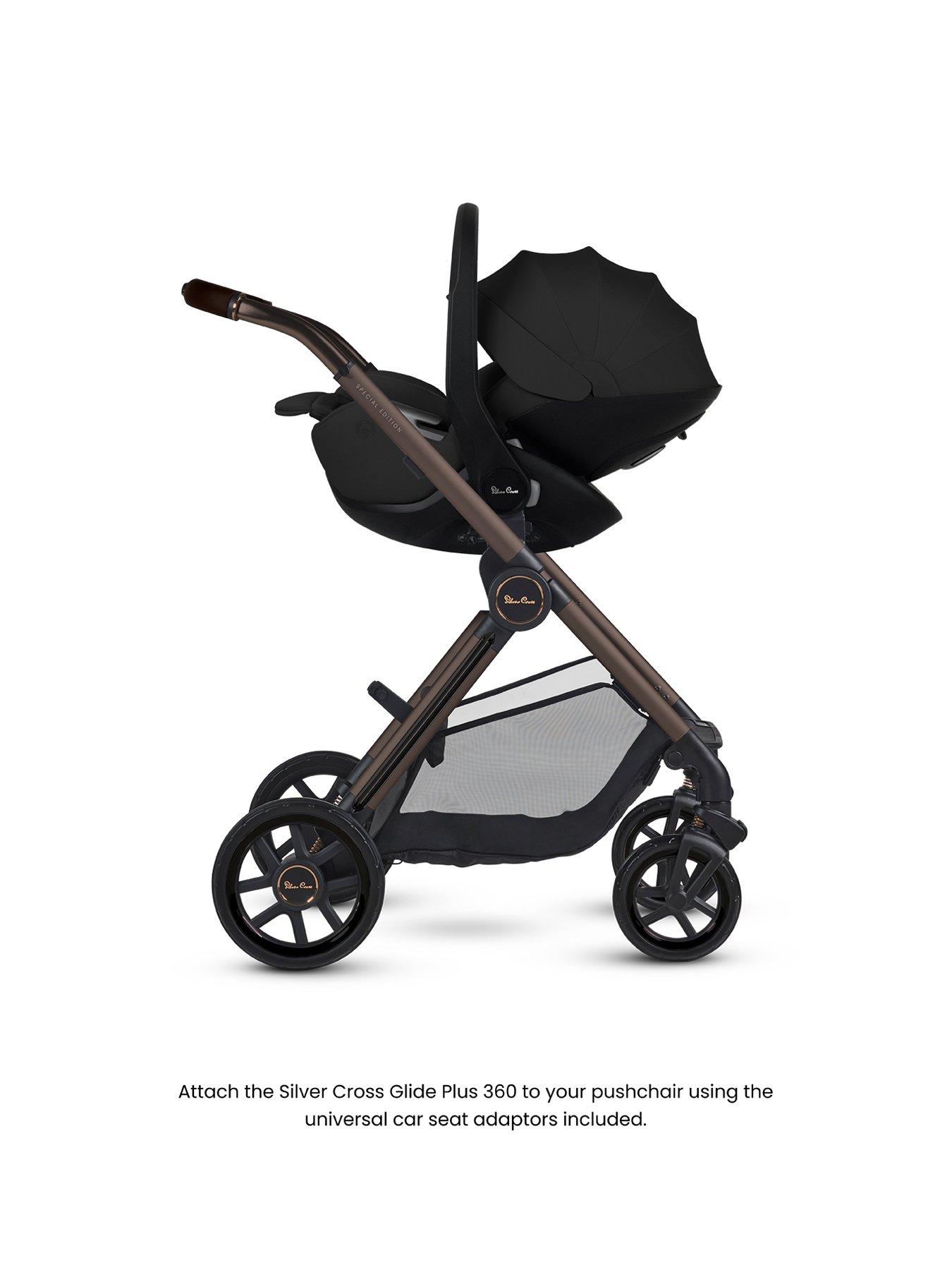 Image 4 of 8 of Silver Cross Reef 2 SE Ultimate 360 Family Car Seat Bundle - Ganache
