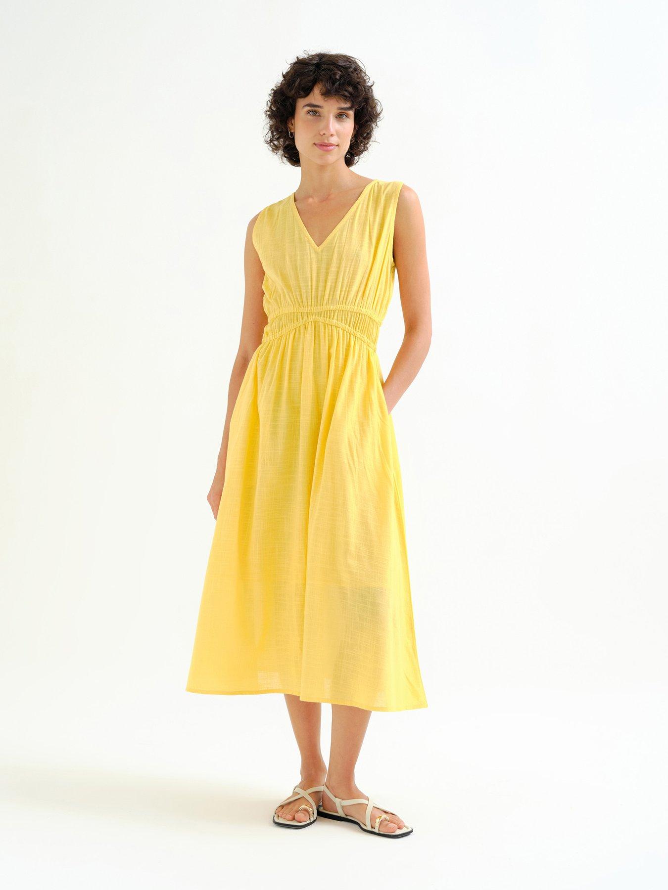 Compania Fantastica Midi Dress - Yellow