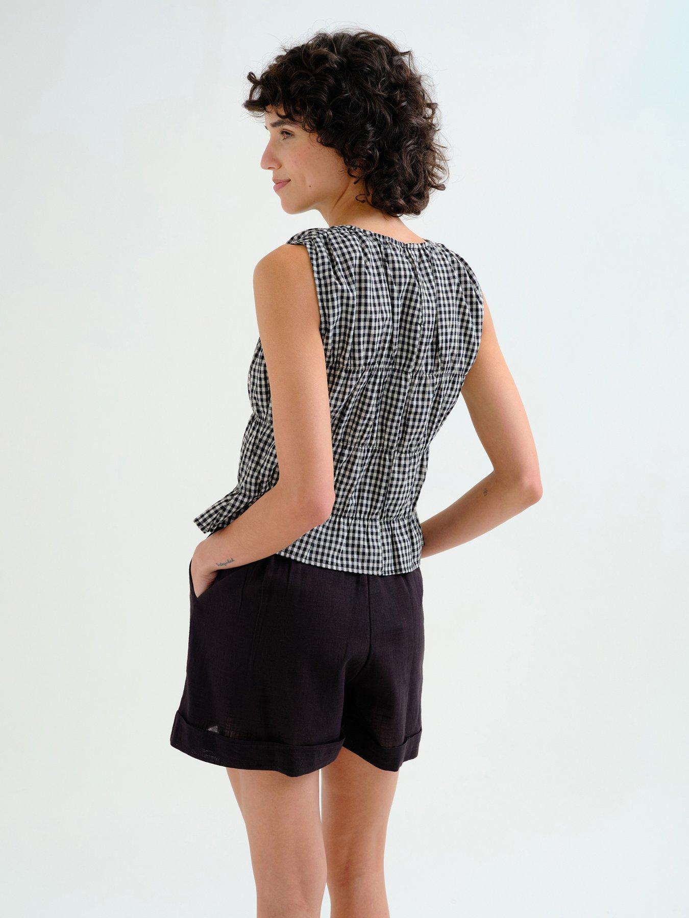 Image 2 of 6 of Compania Fantastica CHECKED TOP