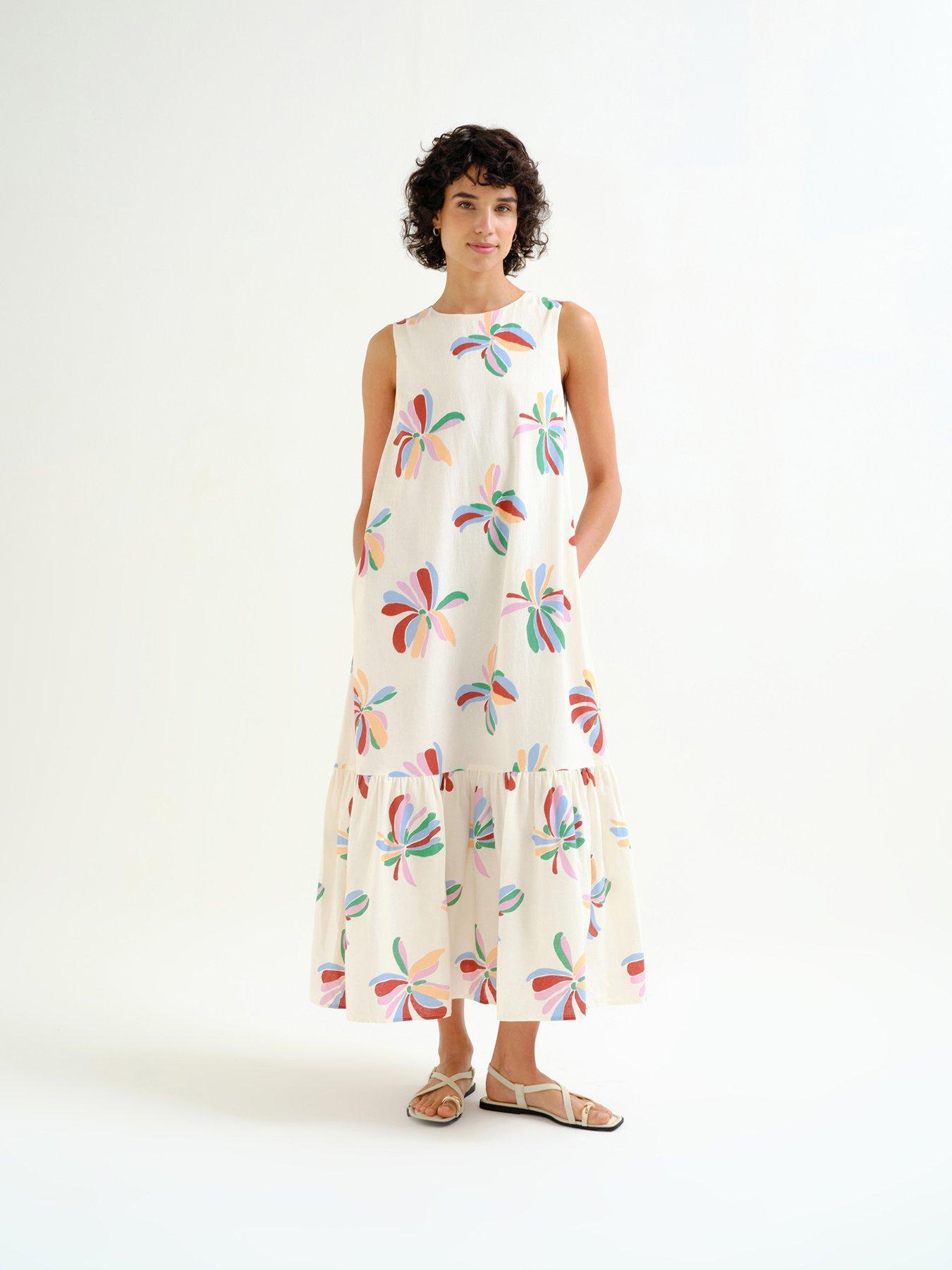 Compania Fantastica Monarda Long Dress - White