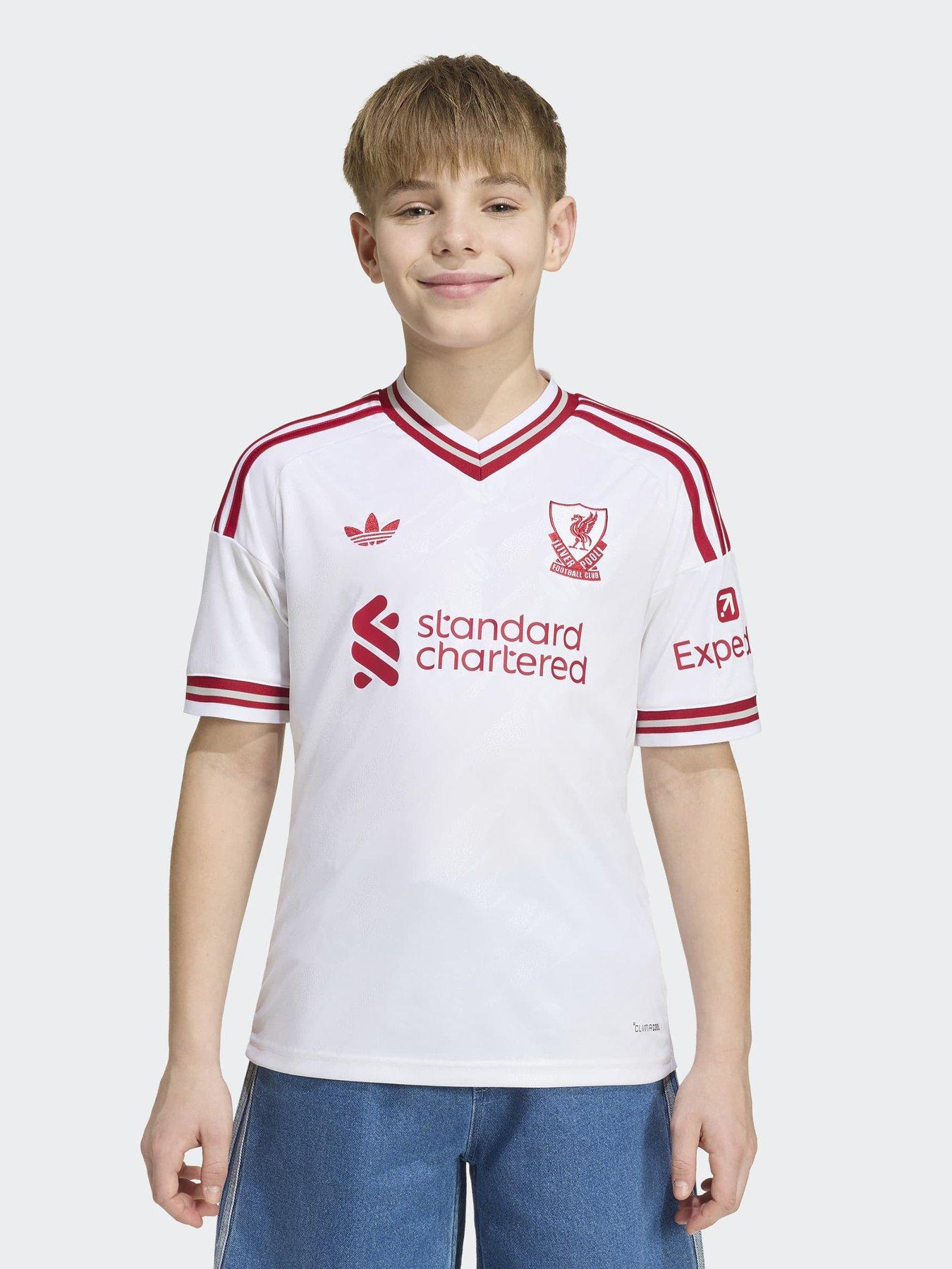 Adidas Junior Liverpool Fc 26/27 Away Stadium Replica Shirt - White