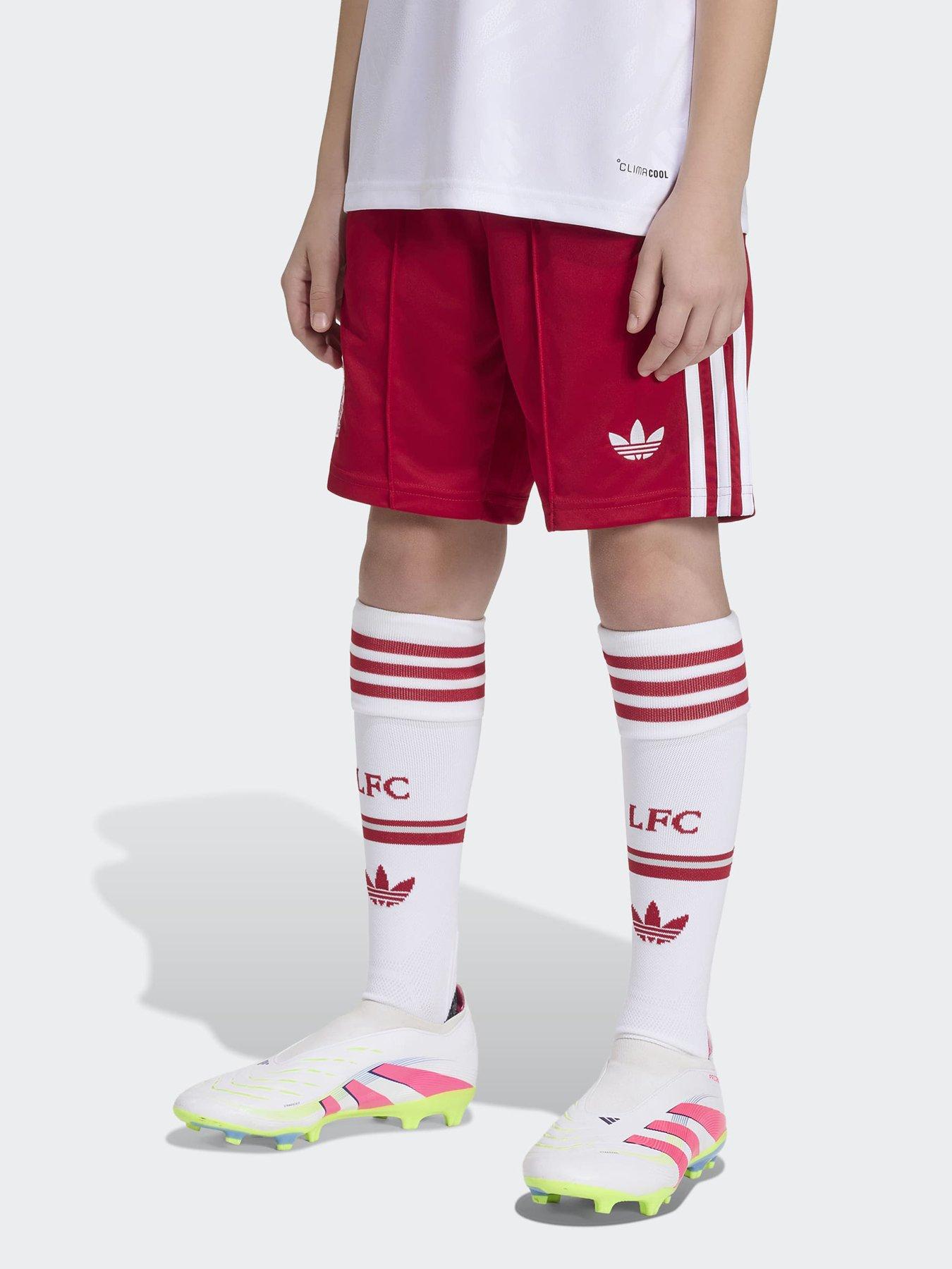 Adidas Junior Liverpool Fc 26/27 Away Shorts - Red