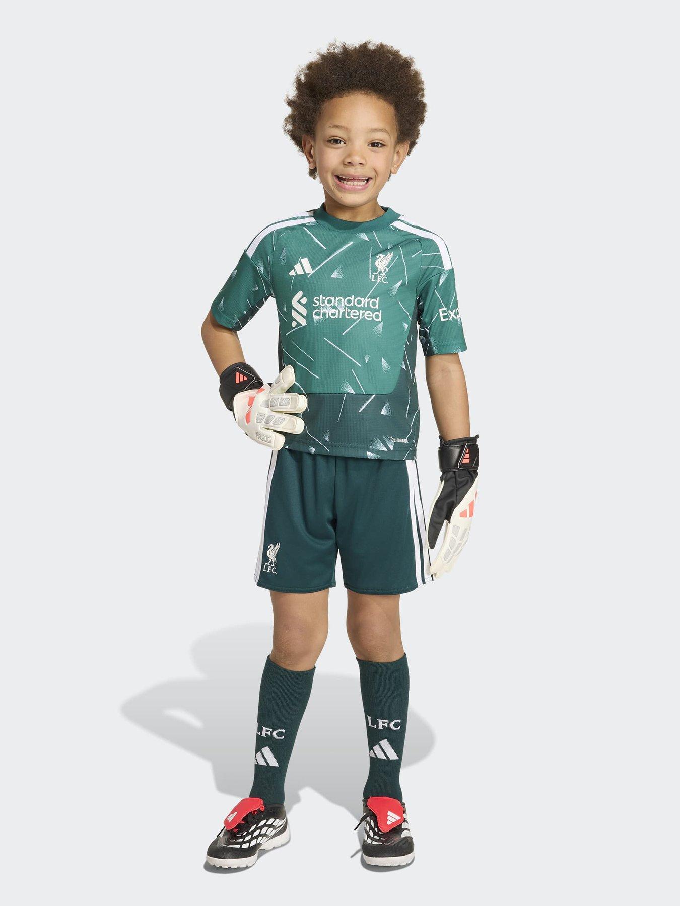 Adidas Junior Liverpool Fc 26/27 Goal Keeper Mini Kit - Green