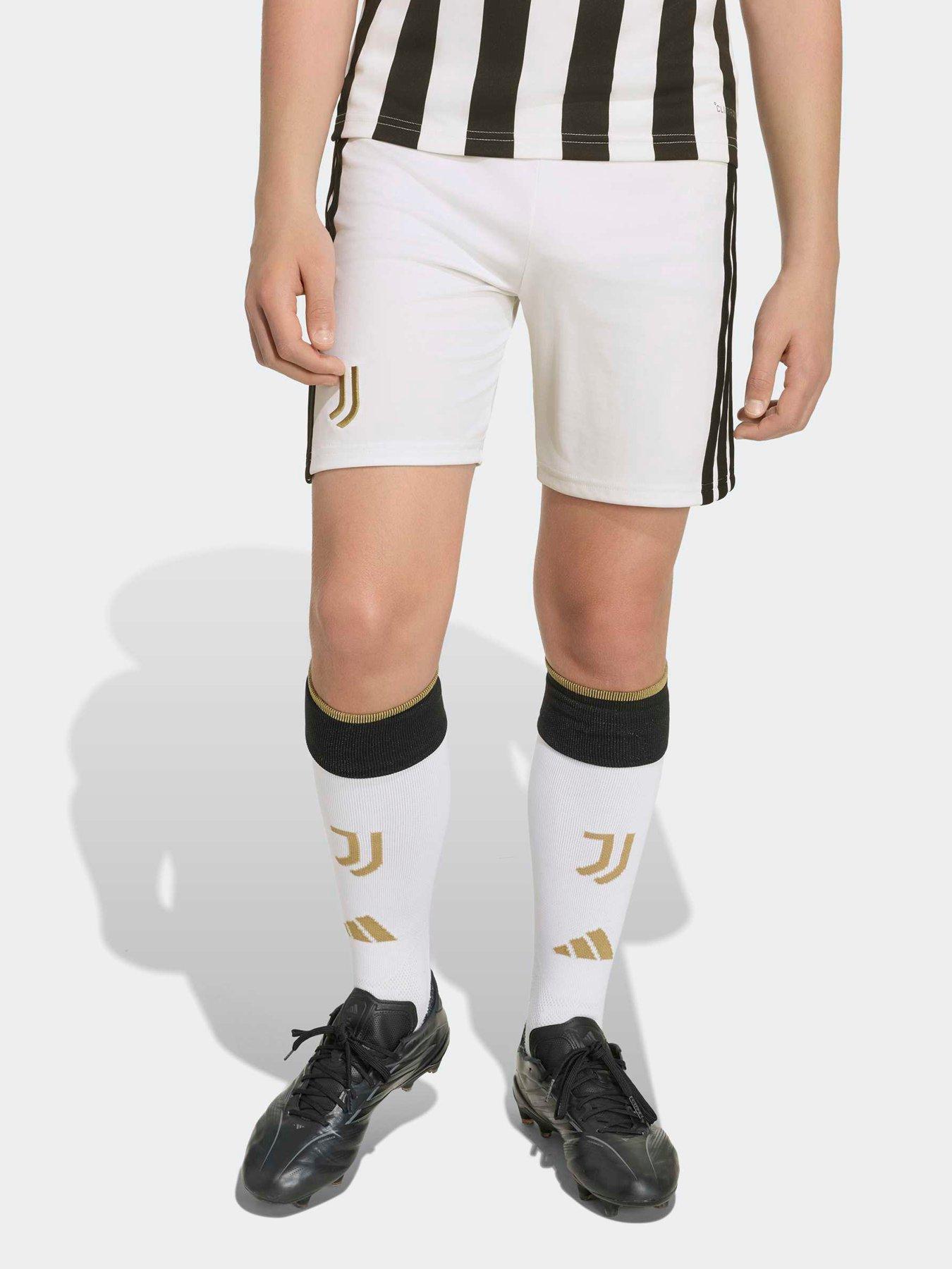 adidas Junior Juventus FC 26/27 Home Shorts, White, Size 7-8 Years