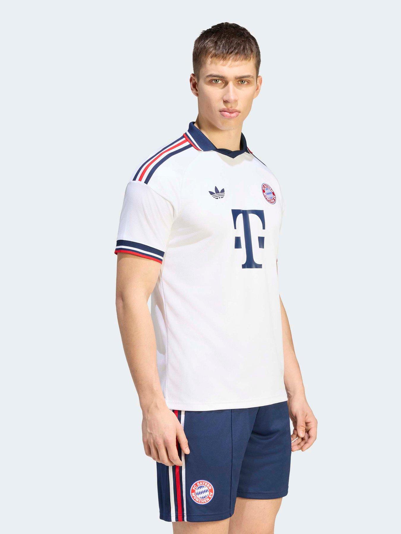 adidas Mens Fc Bayern Munich 26/27 Away Stadium Replica Shirt - White