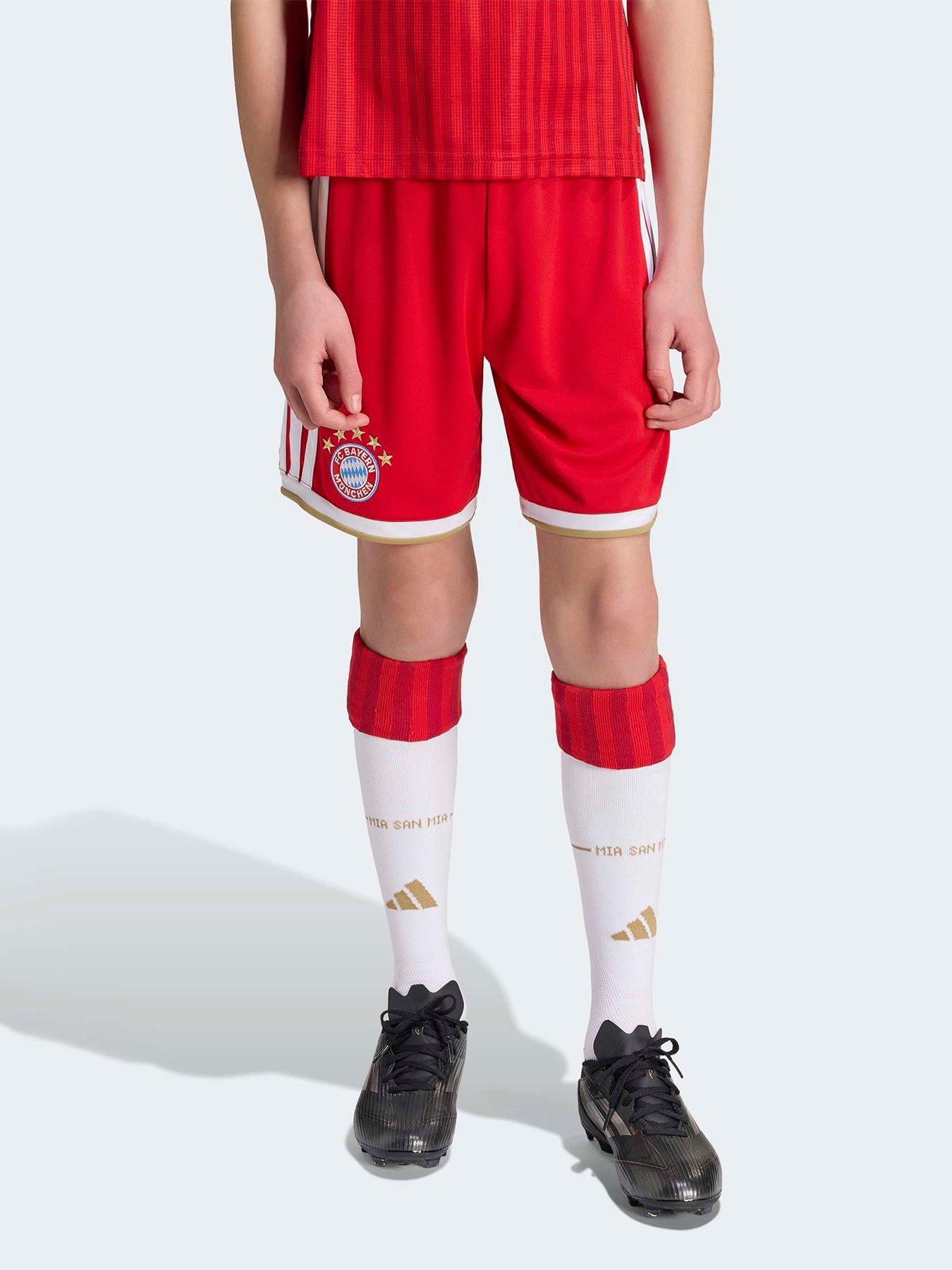 Adidas Junior Fc Bayern Munich 26/27 Home Shorts - Red