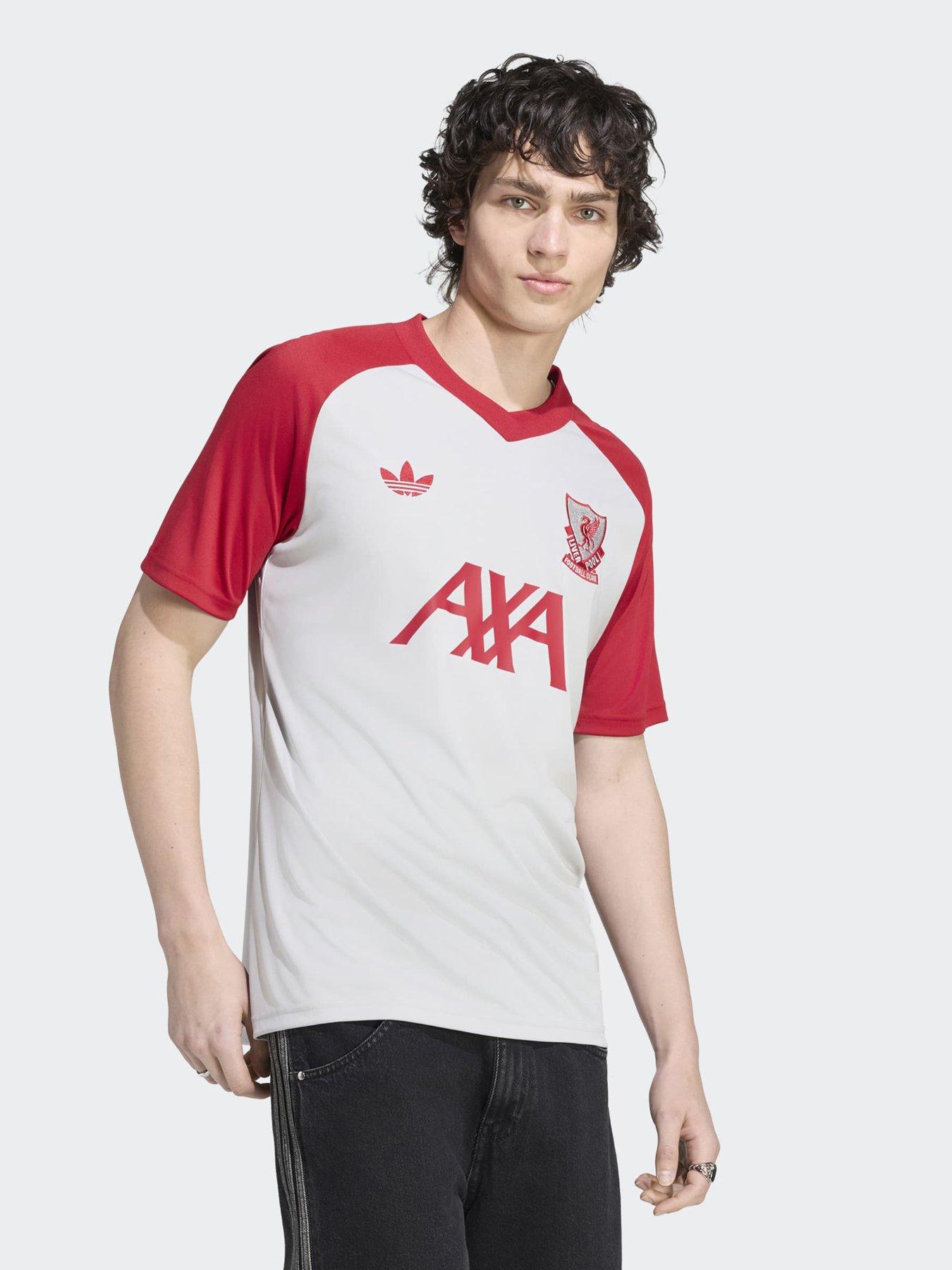 Adidas Mens Liverpool Fc 26/27 Away Pre Match Shirt - Grey