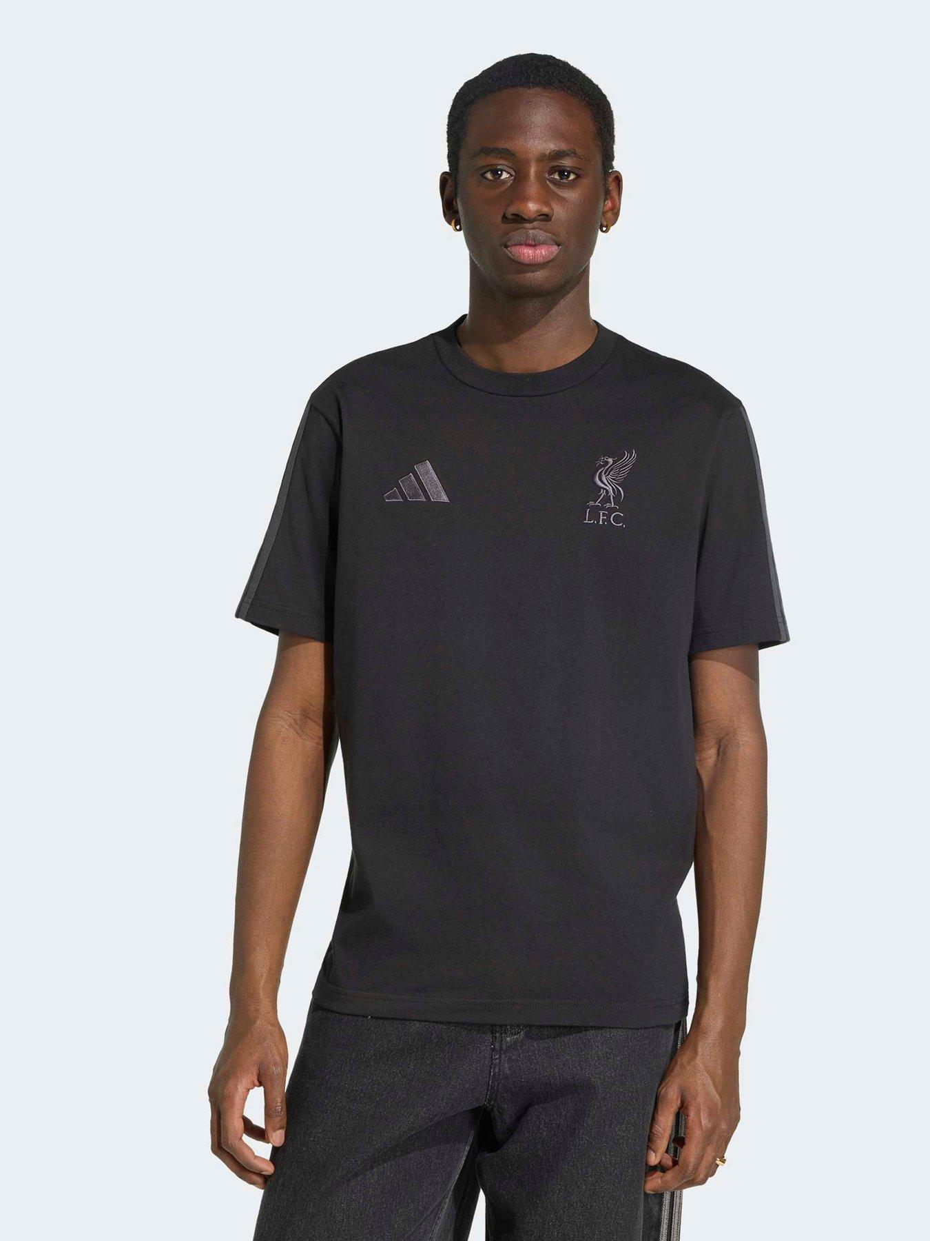 Image 1 of 5 of adidas Mens Liverpool FC DNA T-Shirt - Black