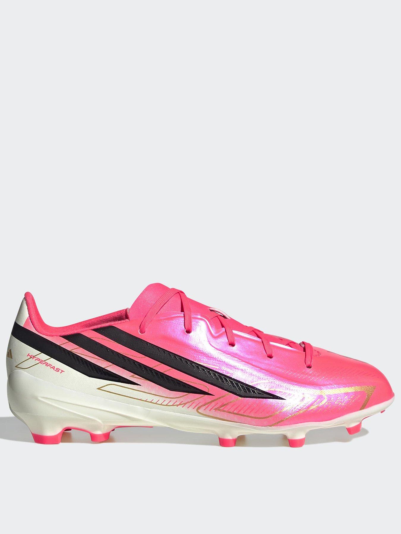 Adidas Junior F50 Hyperfast League Firm Ground Football Boots - Pink