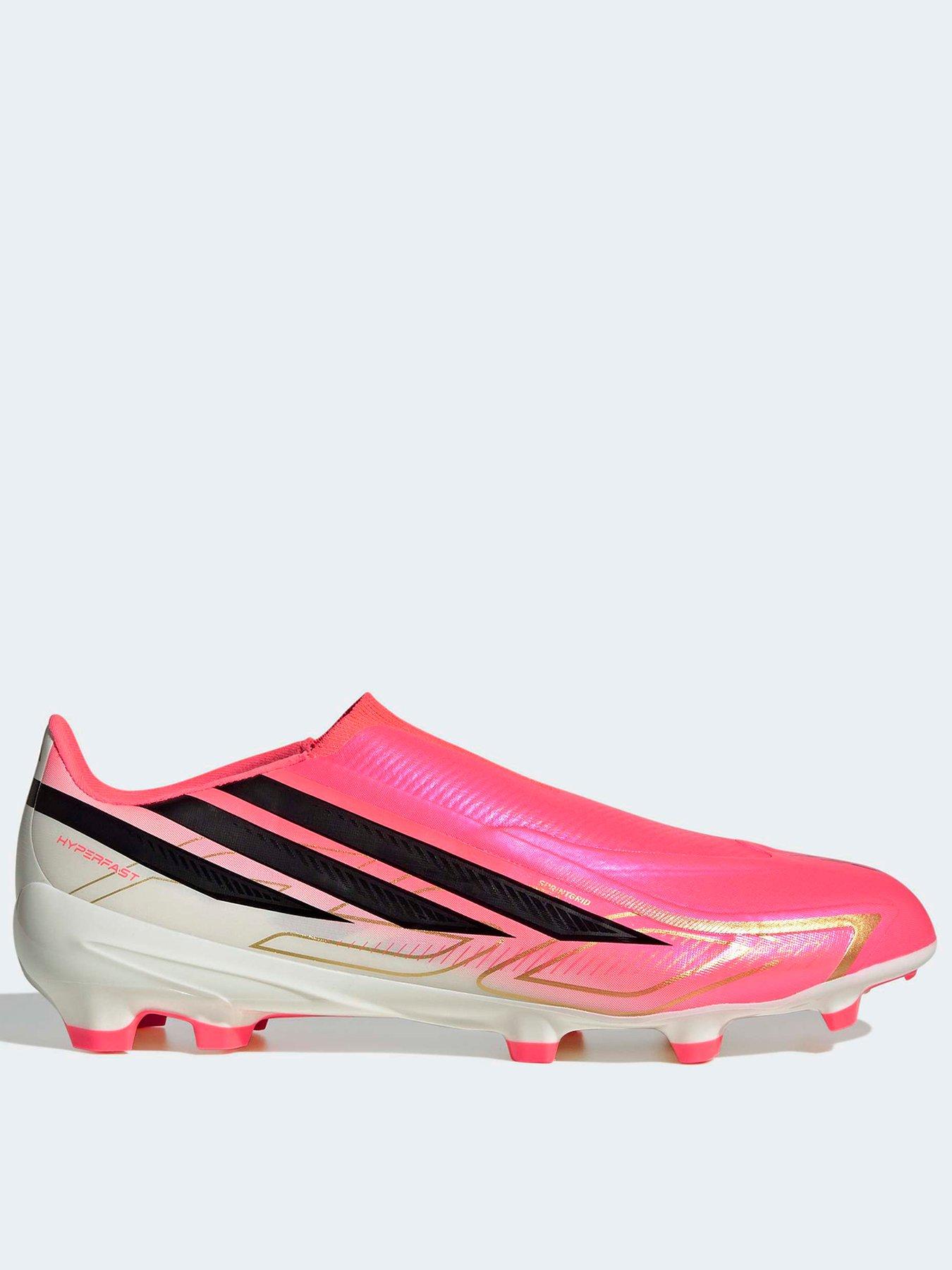 Adidas Mens F50 Hyperfast League Firm Ground Football Boots - Pink