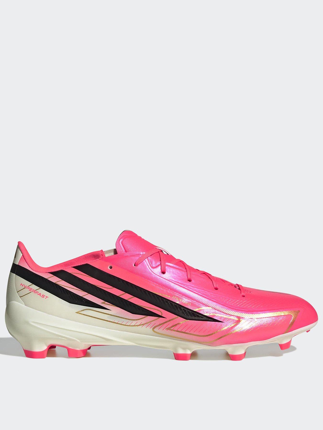 Adidas Mens F50 Hyperfast League Firm Ground Football Boots - Pink
