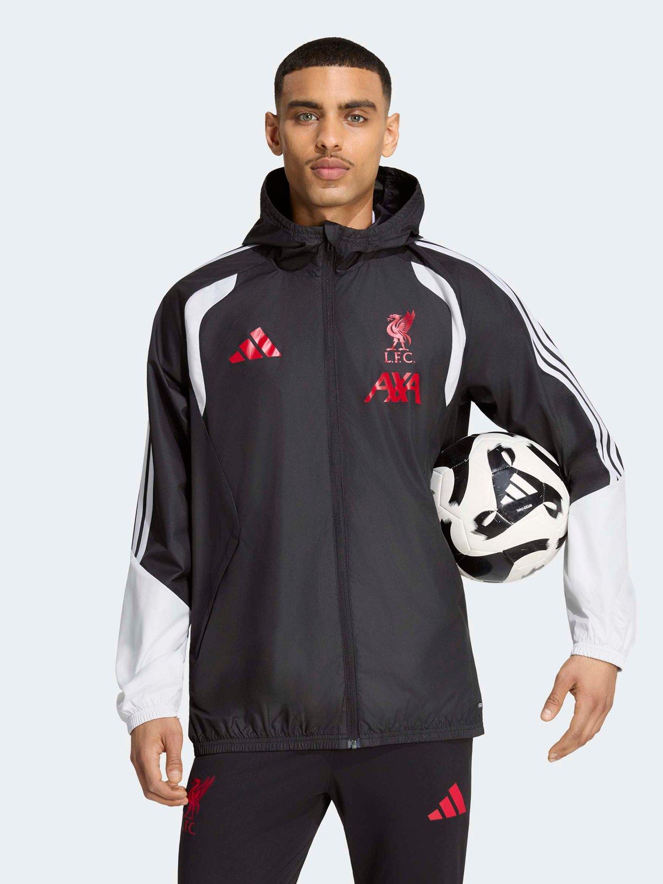 Liverpool アディダス ジャケット adidas Mens Liverpool Fc 26/27 All Weather Jacket - Black | Very