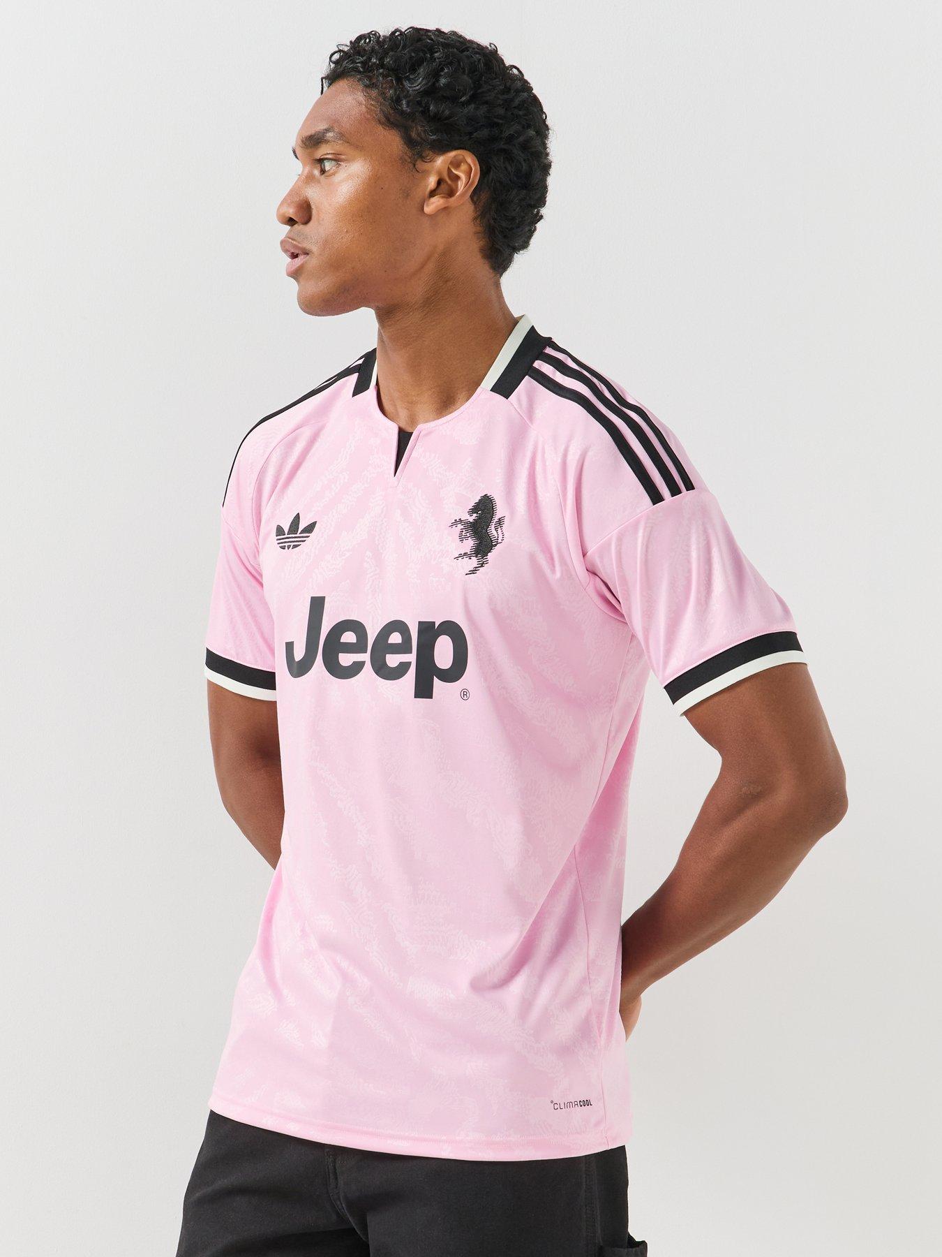 adidas Mens Juventus Fc 26/27 Away Stadium Replica Shirt - Pink