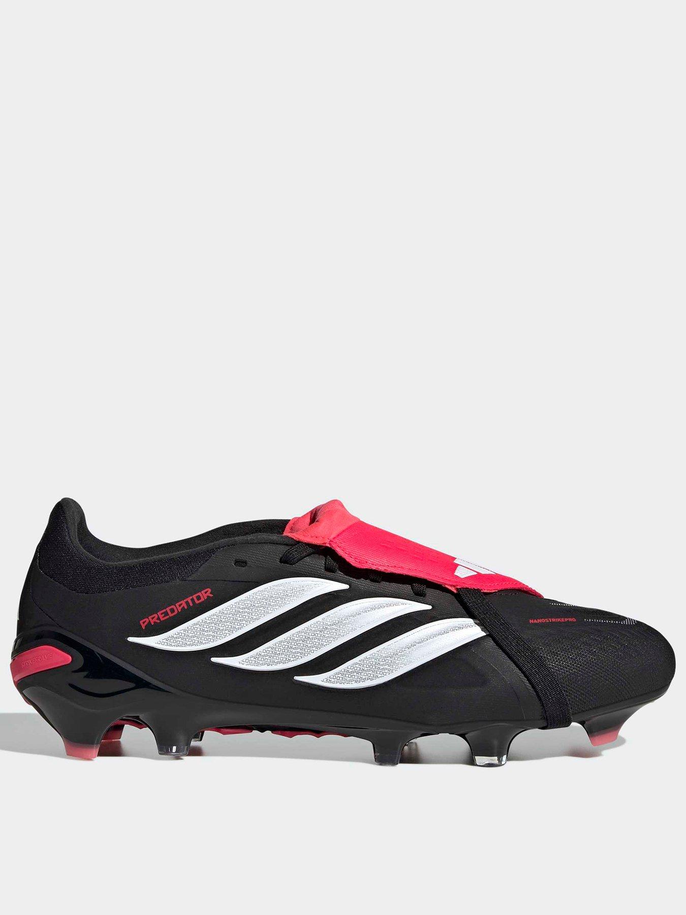 adidas Mens Predator Pro Ft Firm Ground Ground Football Boot - Black