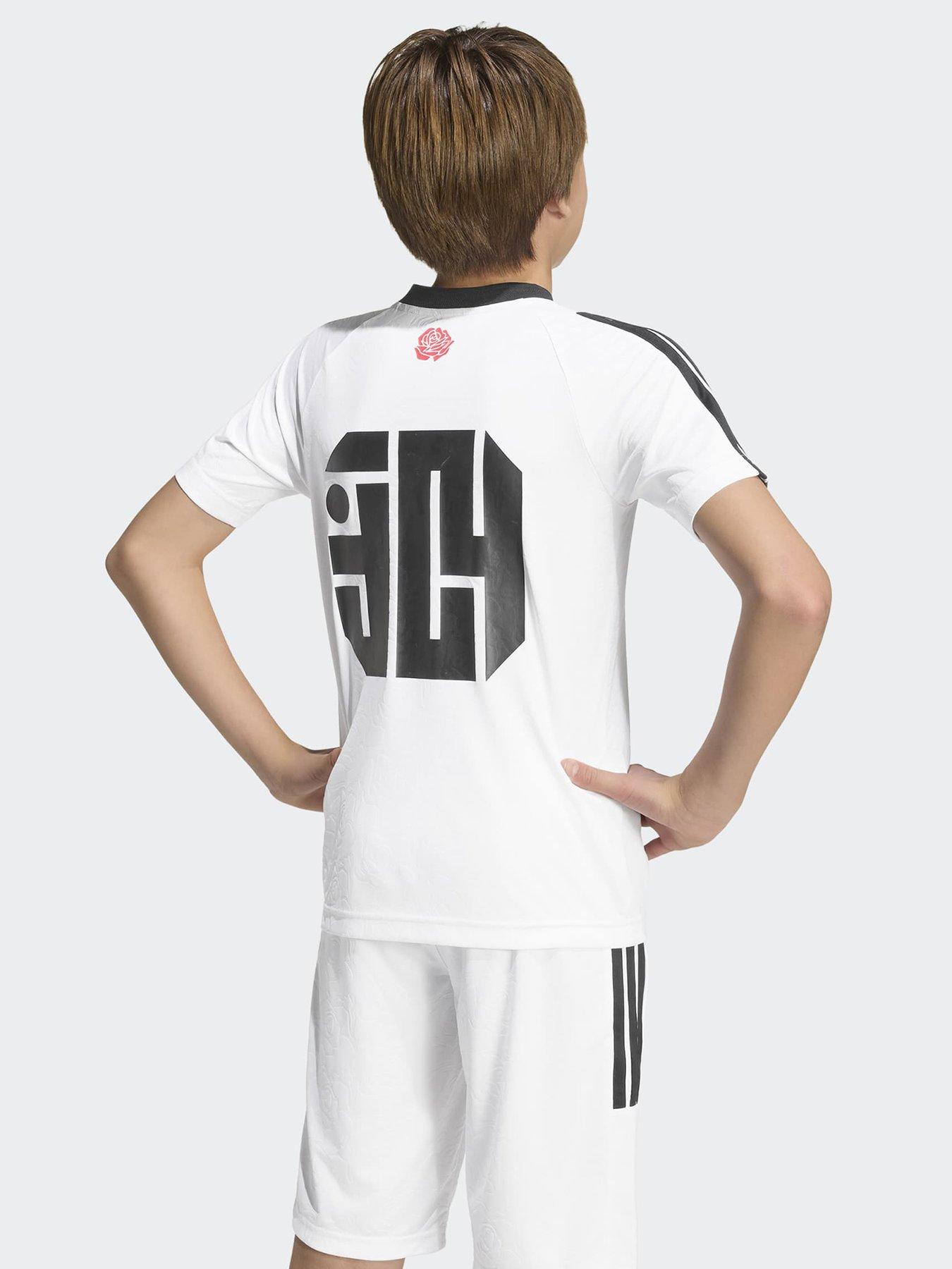 adidas Junior Lamine Yamal Football Training T-Shirt - White | Very
