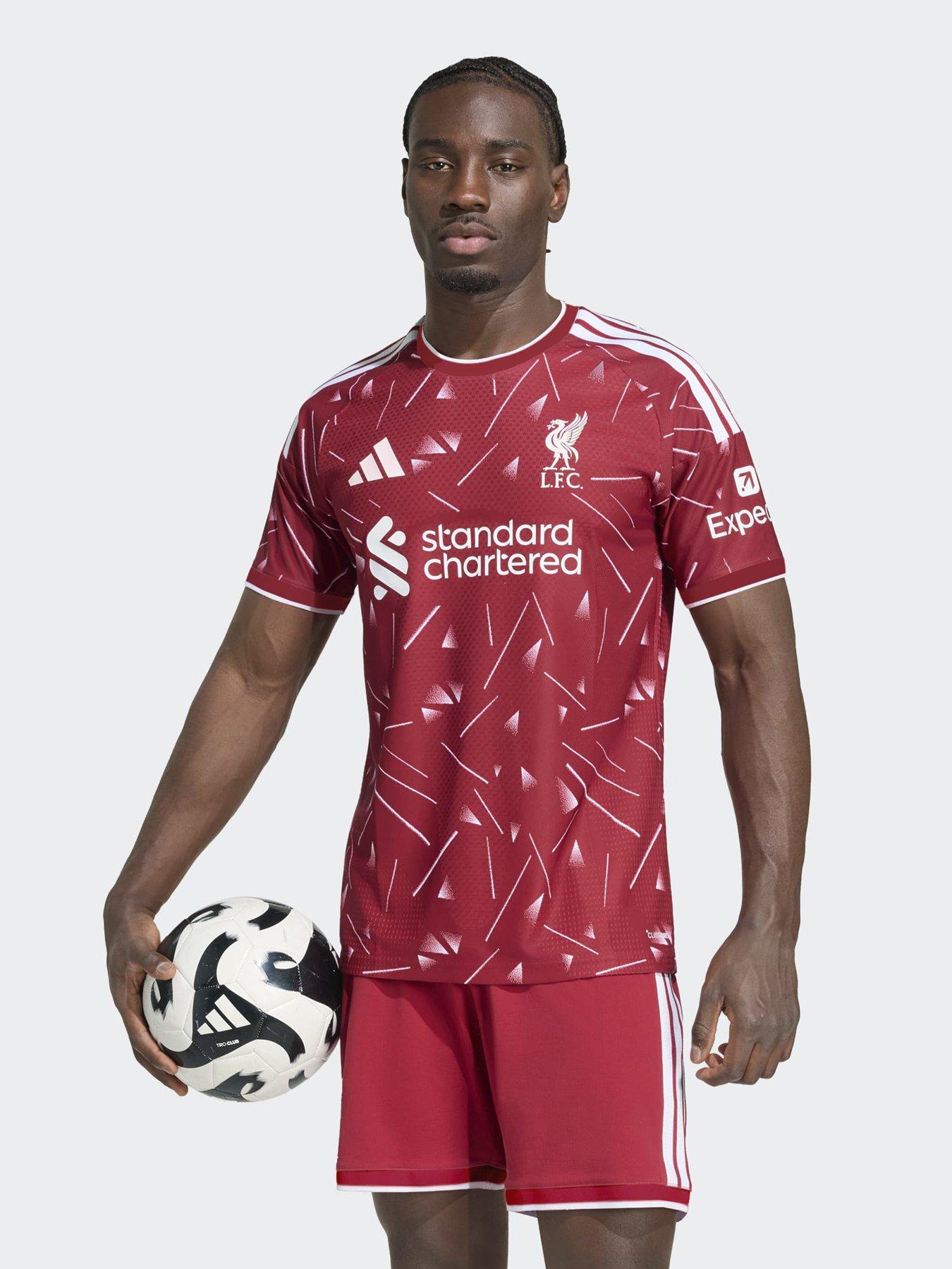 adidas Mens Liverpool FC 26/27 Home Authentic Replica Shirt - Red