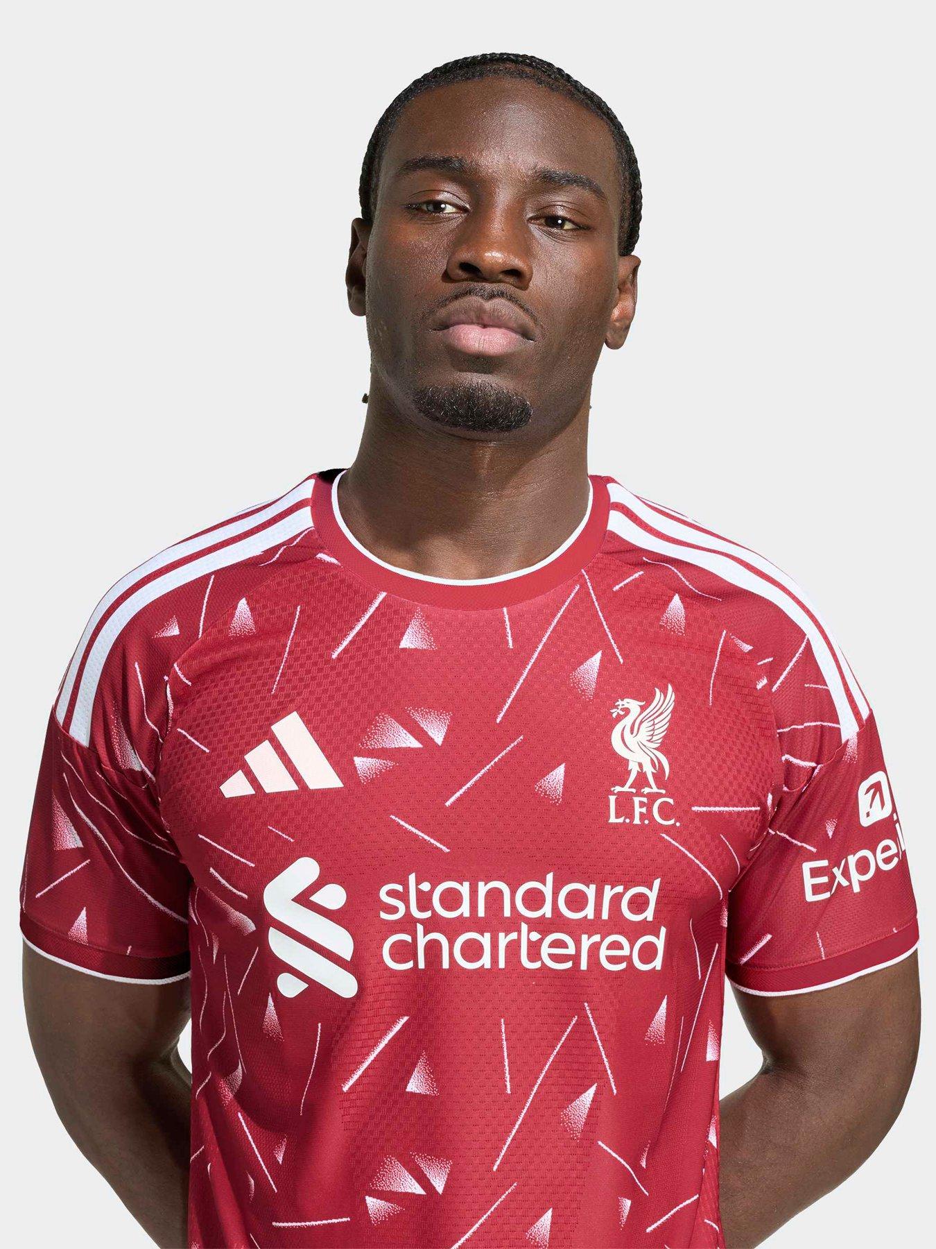 adidas Mens Liverpool FC 26/27 Home Authentic Replica Shirt - Red