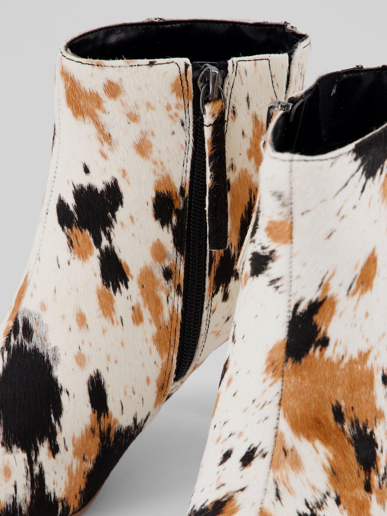 Image 5 of 7 of The Very Collection Womens Real Leather Heeled Ankle Boots - Brown