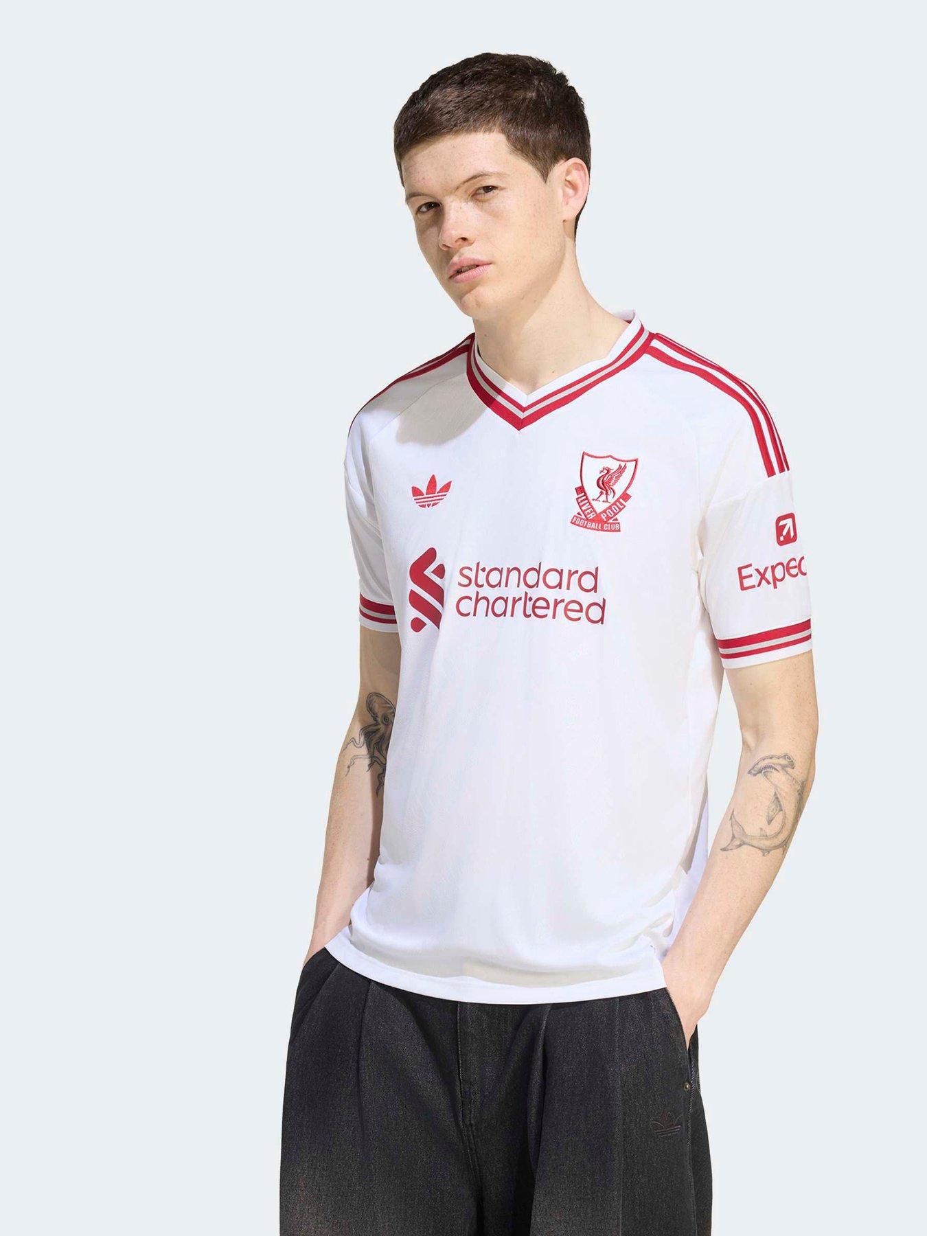 adidas Mens Liverpool Fc 26/27 Away Replica Football Shirt, White, Size 2Xl, Men