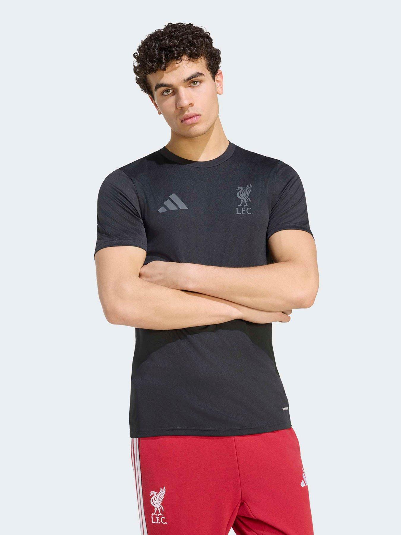 Image 1 of 5 of adidas Mens Liverpool Fc Pes T-Shirt - Black