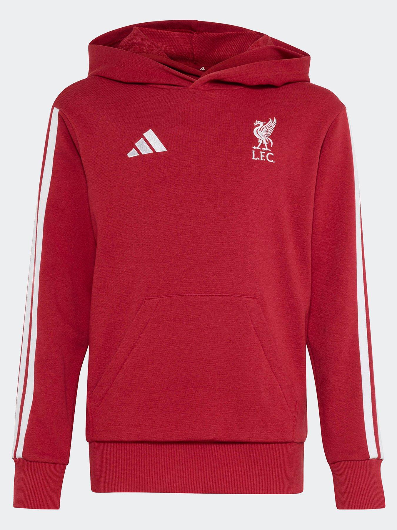 adidas Junior Liverpool Fc Dna Hoodie - Red