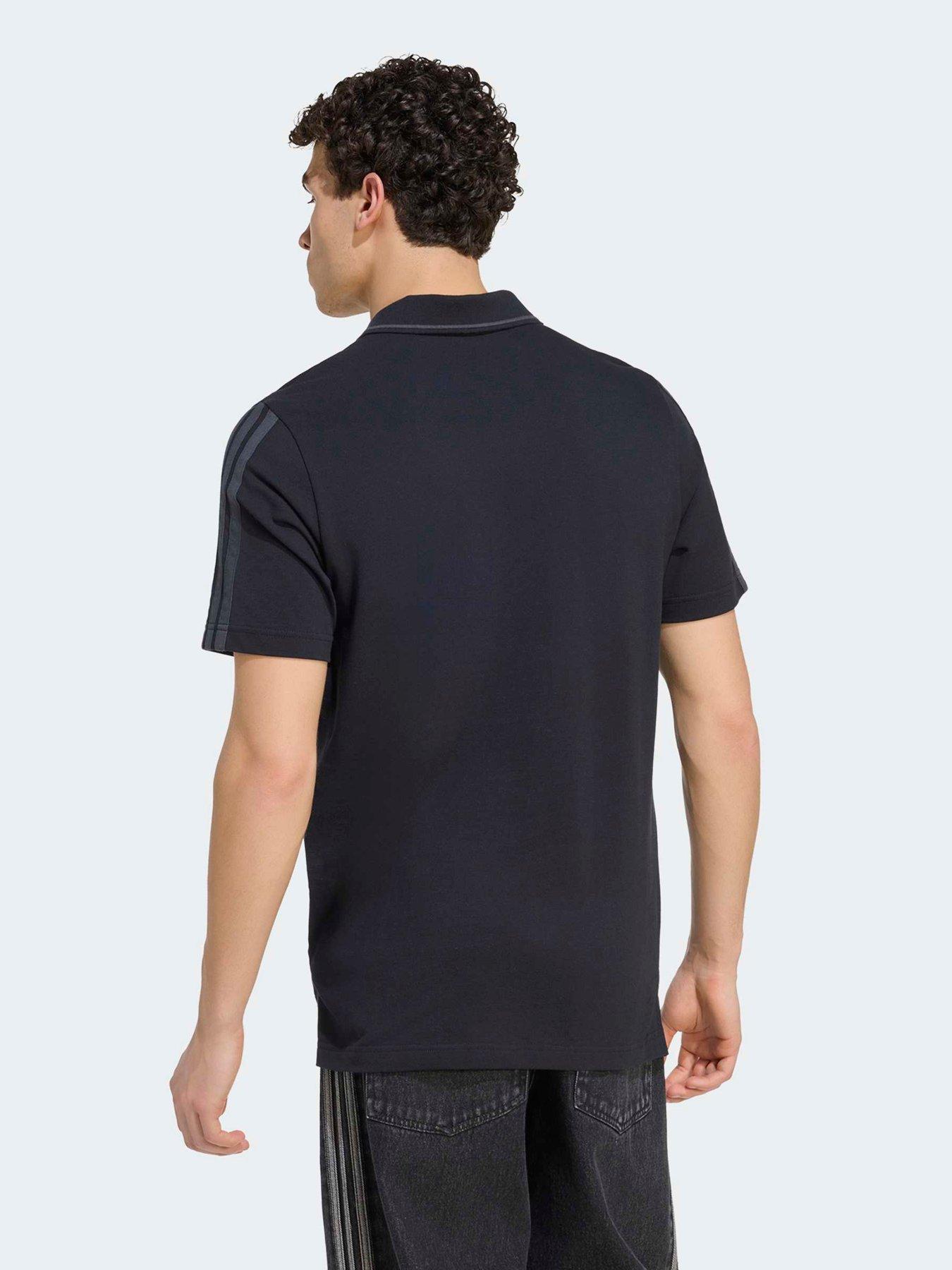 Image 2 of 5 of adidas Mens Liverpool FC DNA Polo Shirt - Black