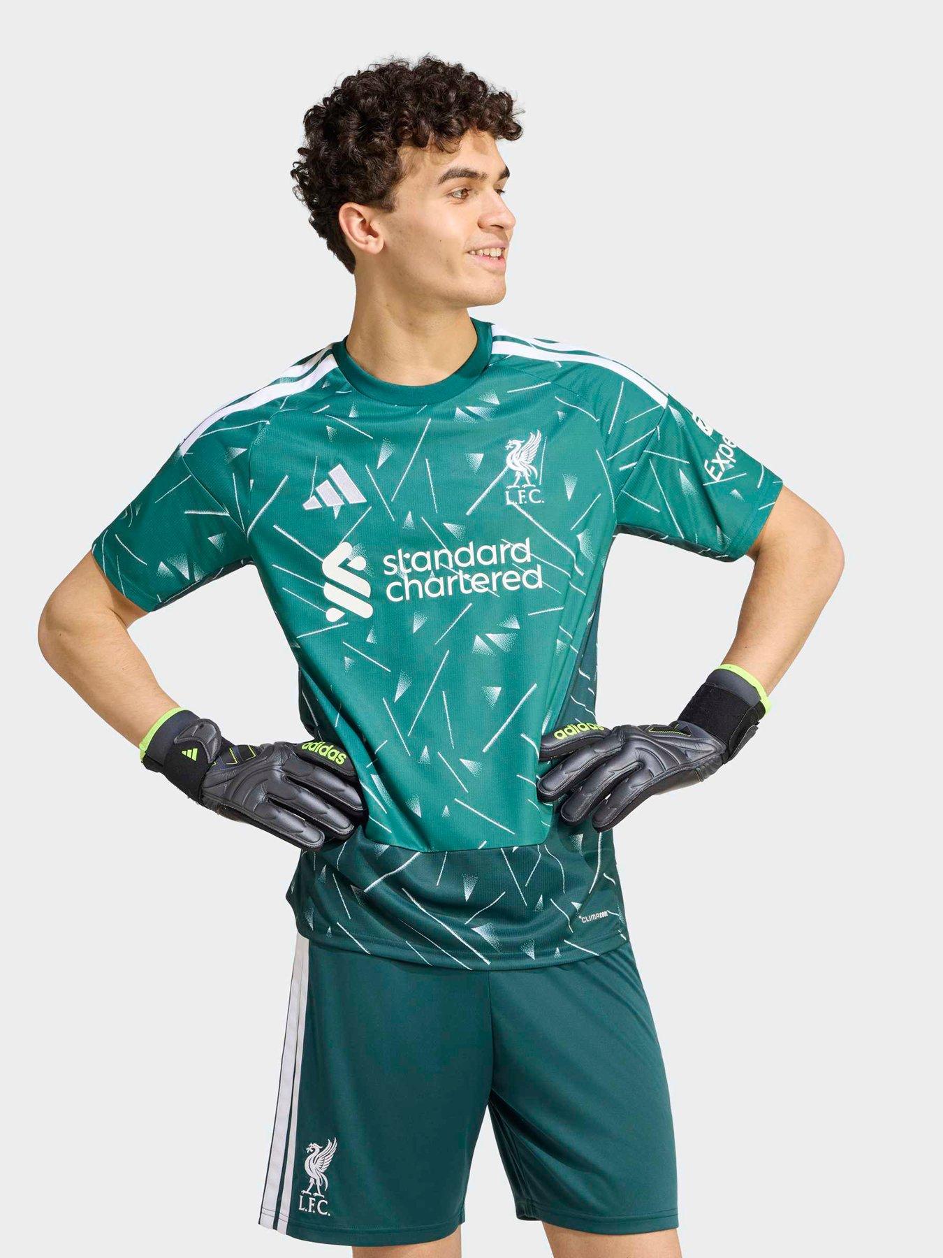 adidas Mens Liverpool Fc 26/27 Home Goal Keeper Staidum Replica Shirt - Green