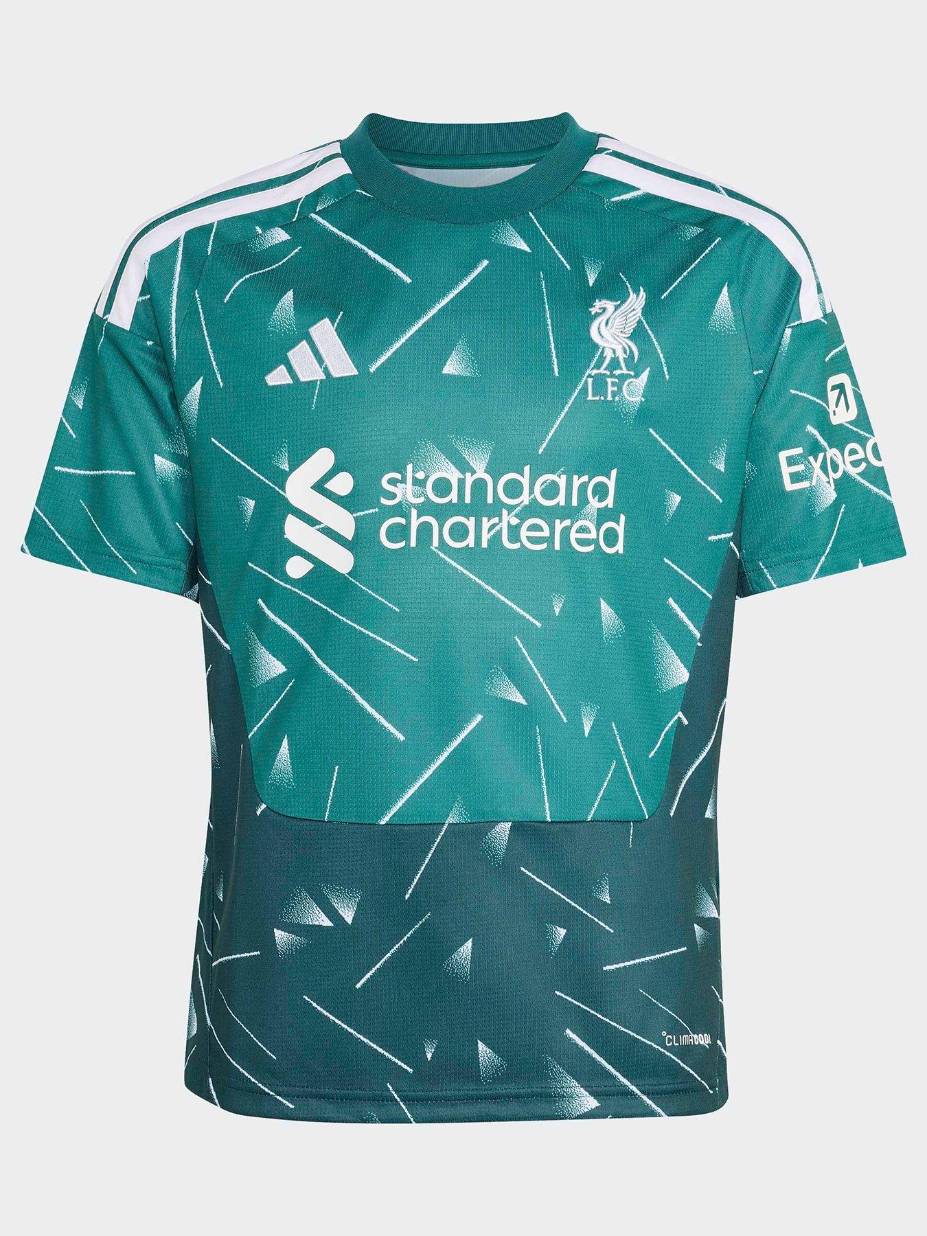 Image 1 of 5 of adidas Junior Liverpool Fc 26/27 Home Goal Keeper Staidum Replica Shirt - Green