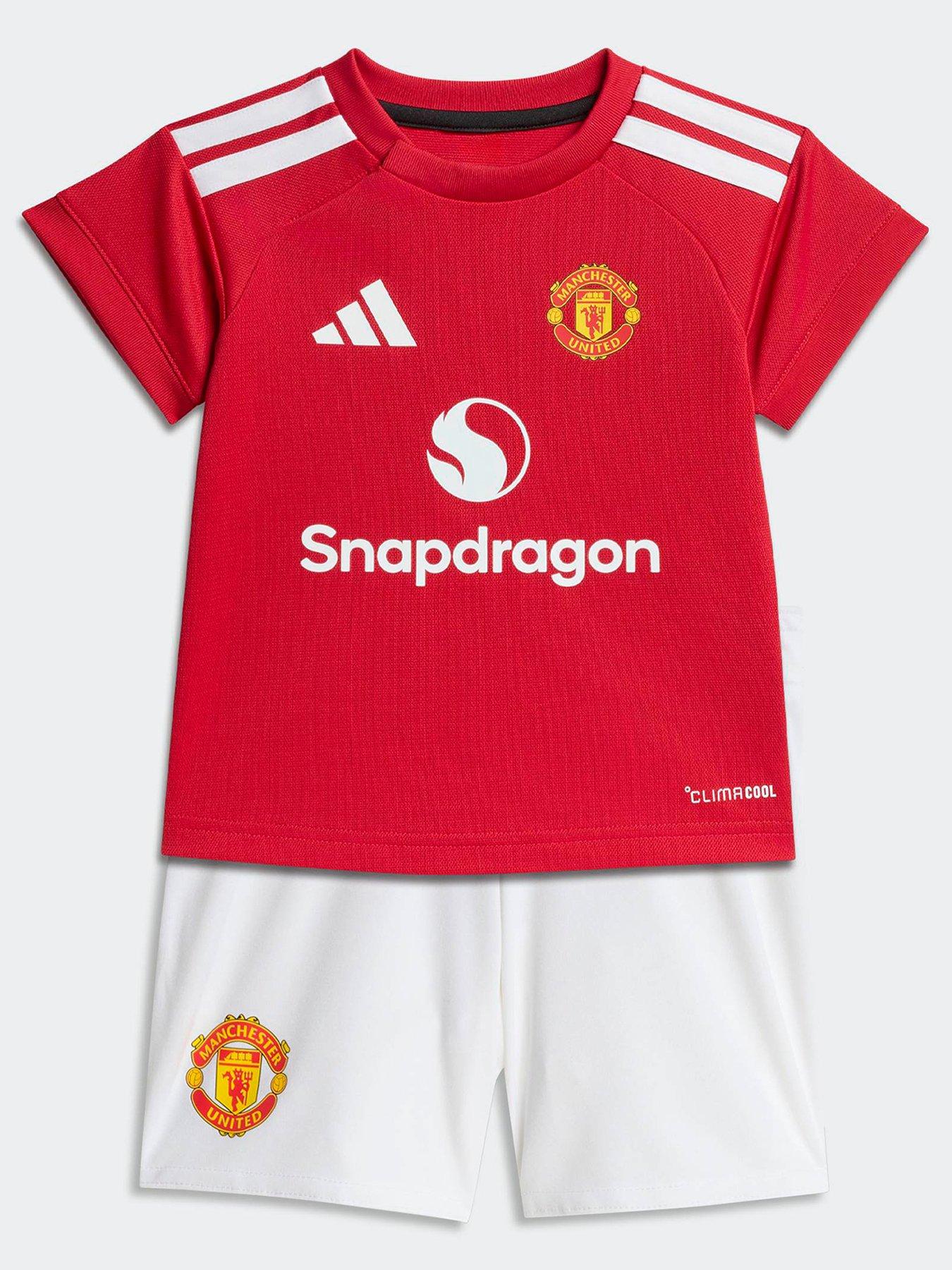 adidas Infant Manchester United 26/27 Home Baby Kit, Red, Size 9-12 Months