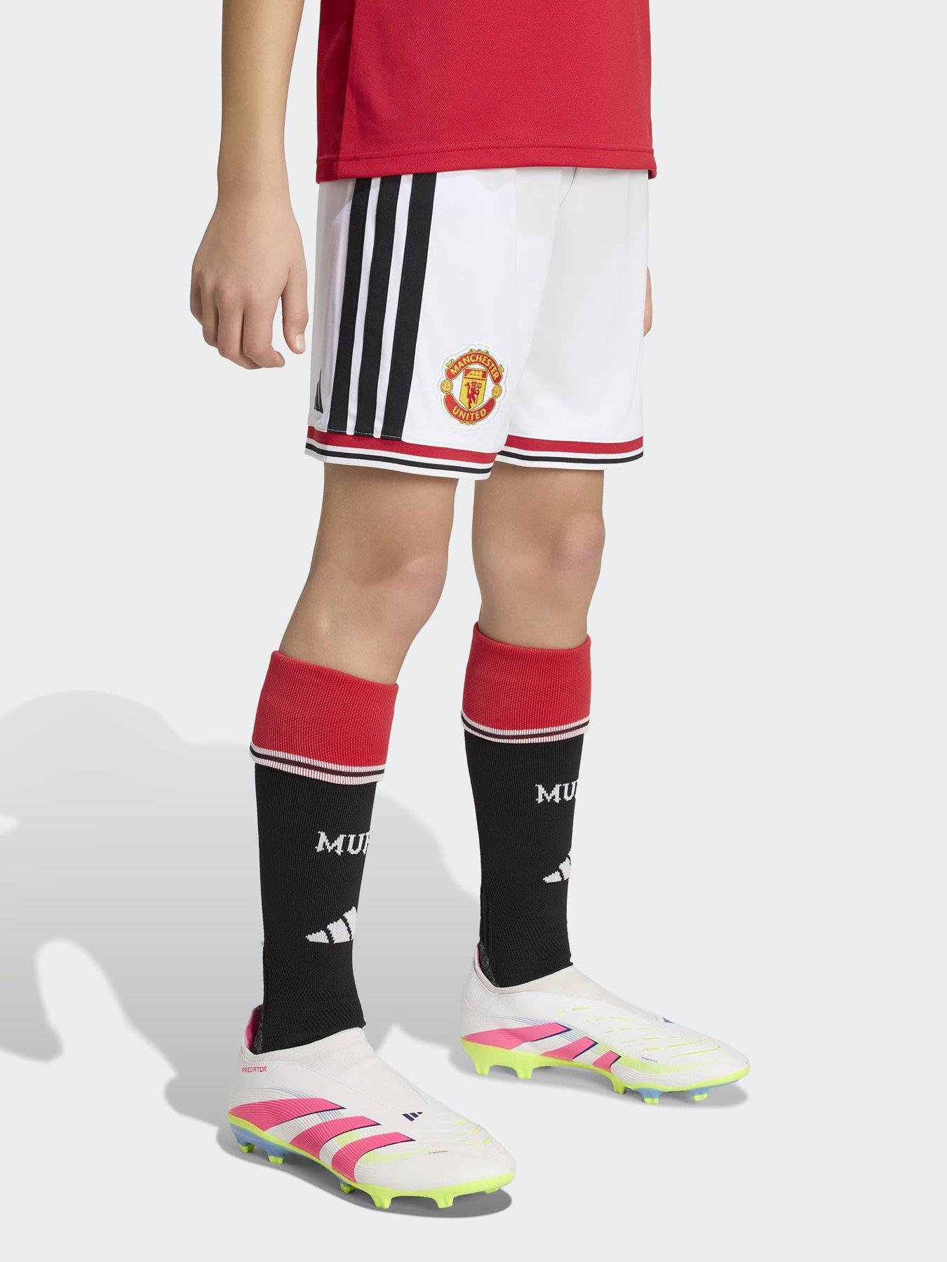 adidas PRE ORDER Junior Manchester United 26/27 Home Shorts - White