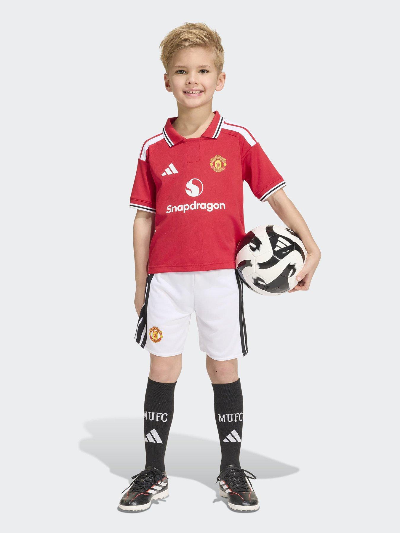 adidas PRE ORDER Junior Manchester United 26/27 Home Mini Kit - Red