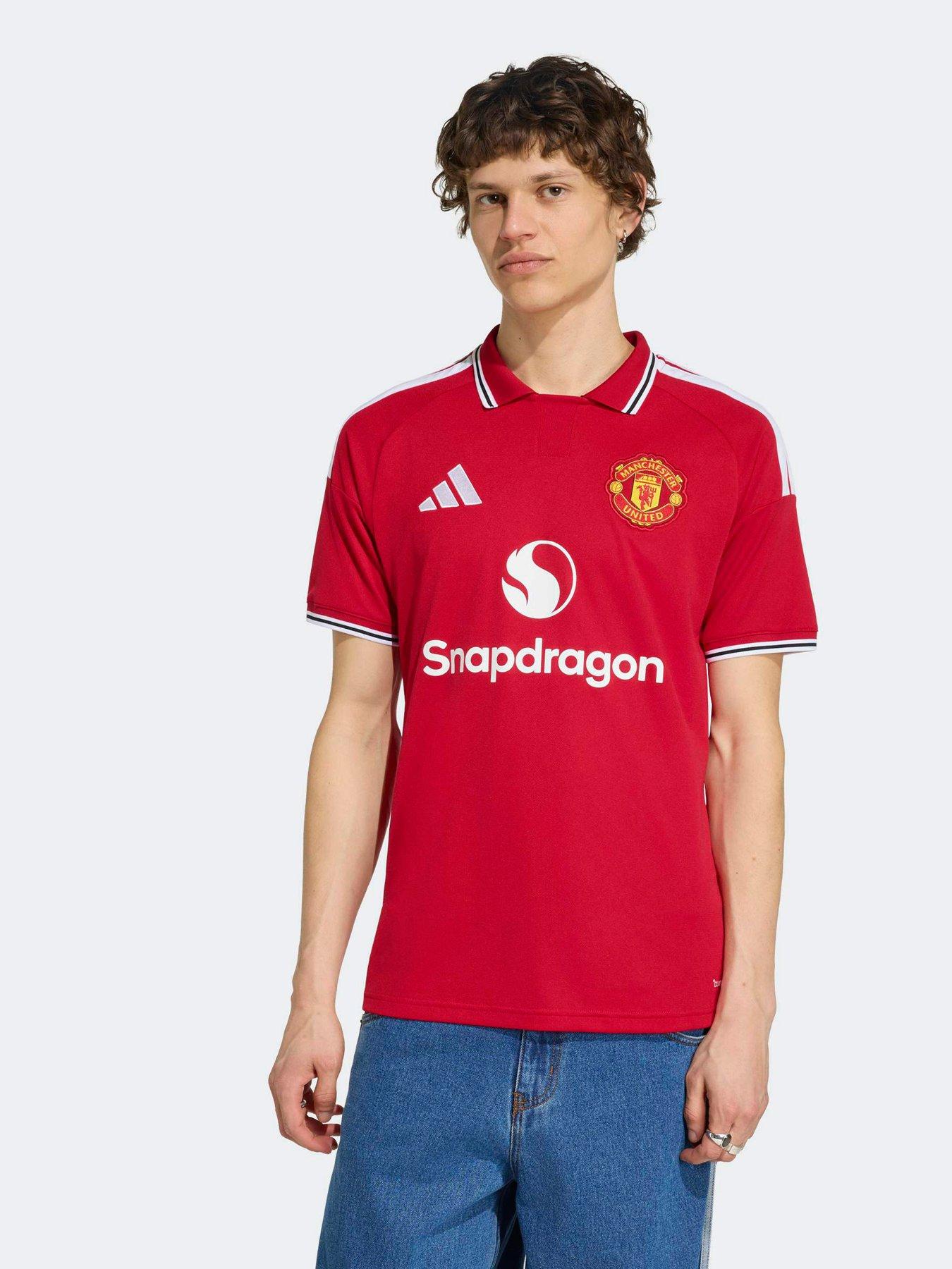 adidas Mens Manchester United 26/27 Home Stadium Replica Shirt - Red