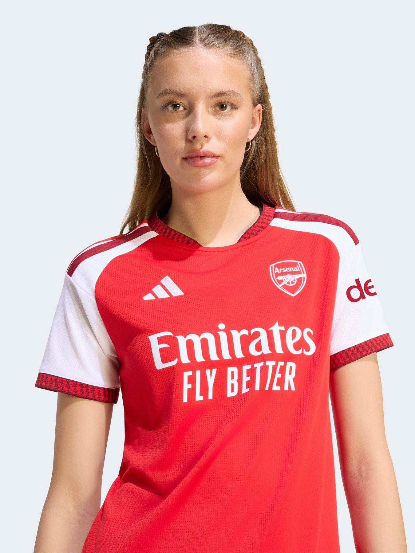 Image 4 of 5 of adidas PRE ORDER&nbsp;Womens Arsenal Fc 26/27 Home Stadium Replica Shirt - Red