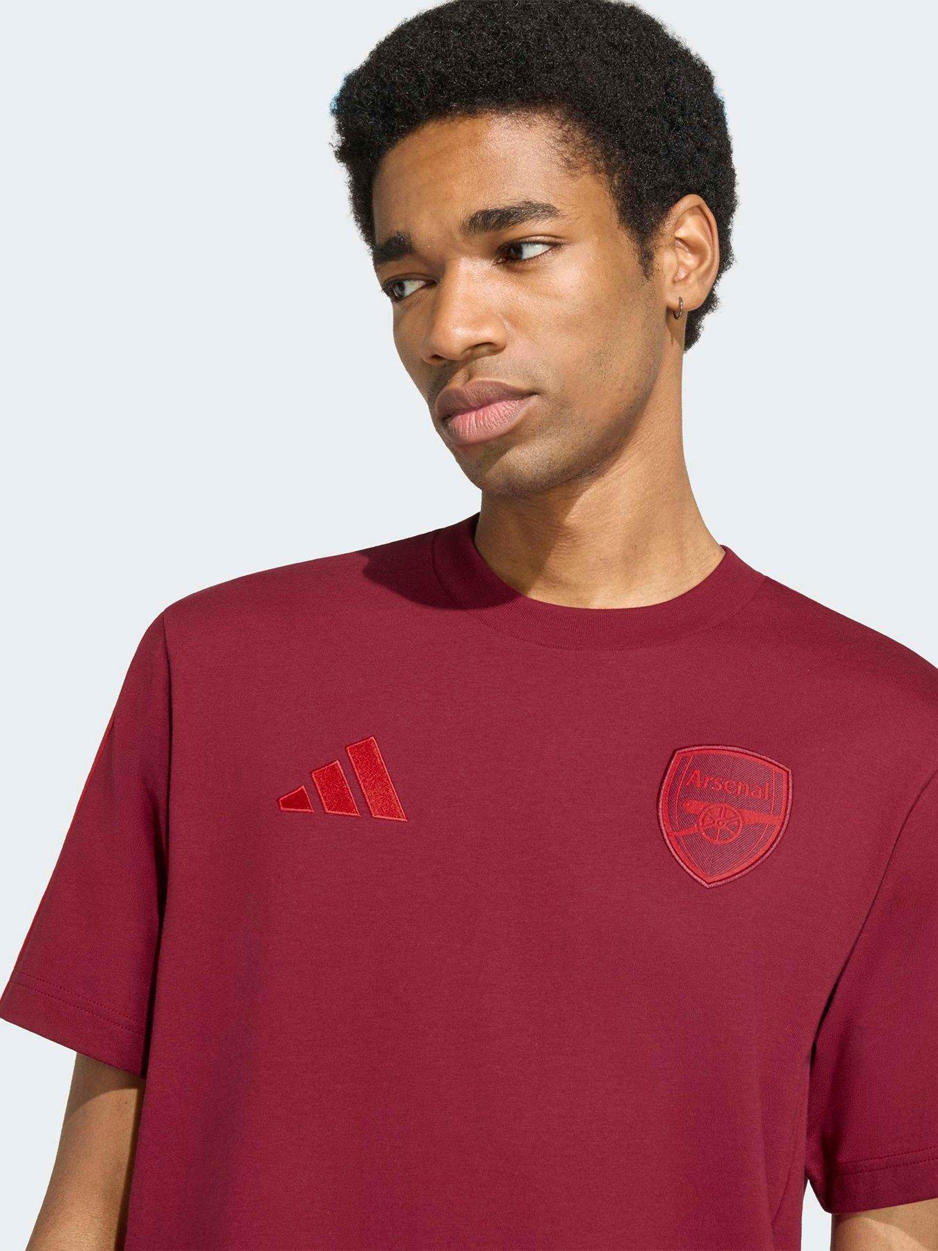 adidas Mens Arsenal Fc Dna T-Shirt - Burgundy | Very