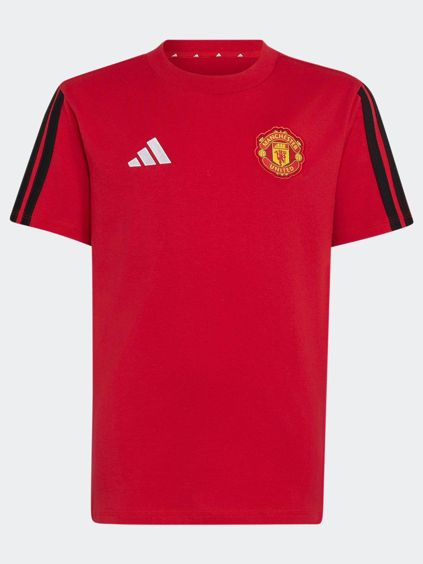 adidas Junior Manchester United DNA T-Shirt - Red