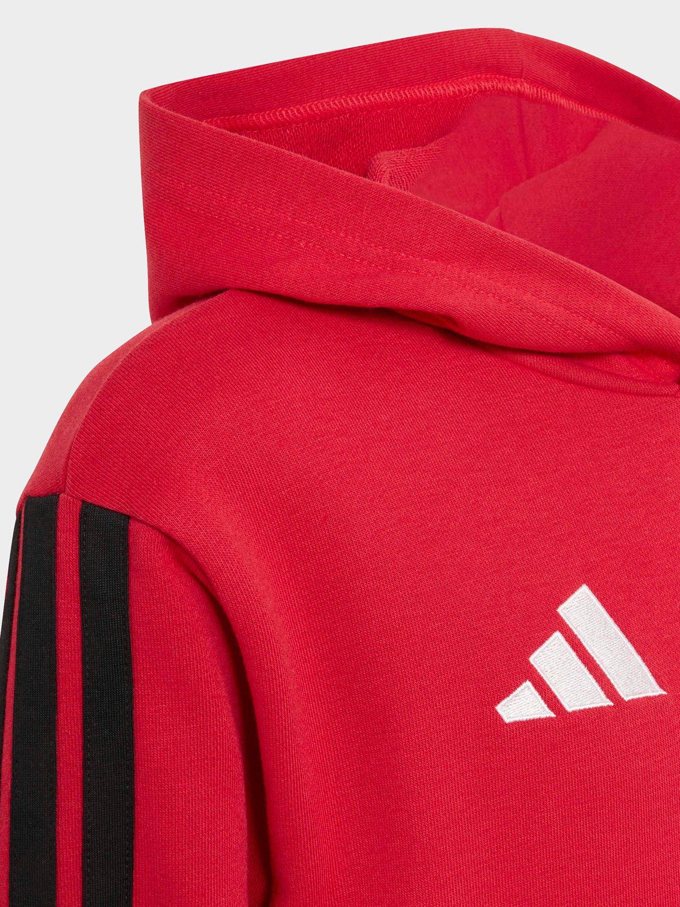 Image 5 of 5 of adidas Junior Manchester United DNA Hoodie - Red