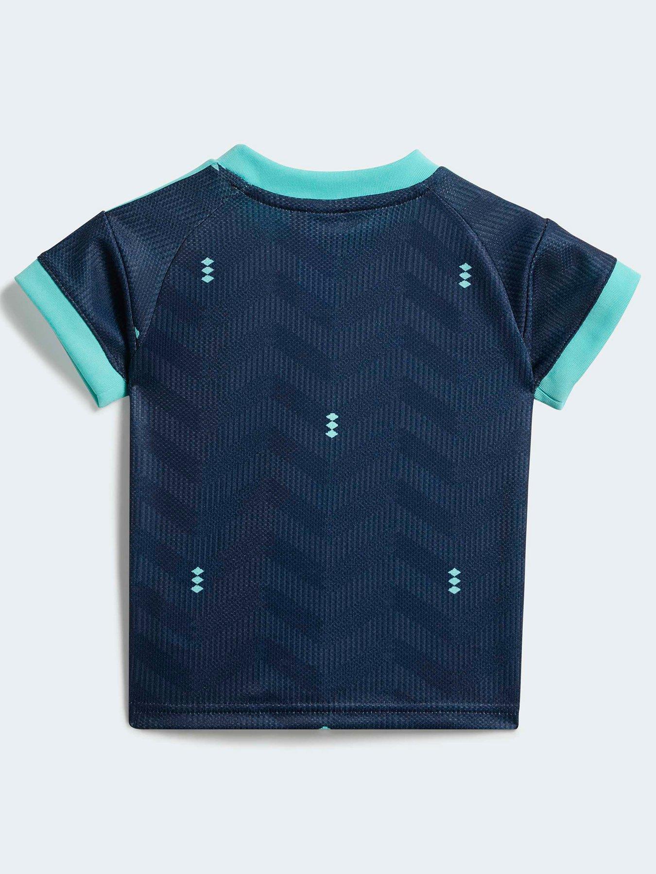 Image 2 of 4 of adidas Germany 26 Away Replica Baby Football Kit - Navy