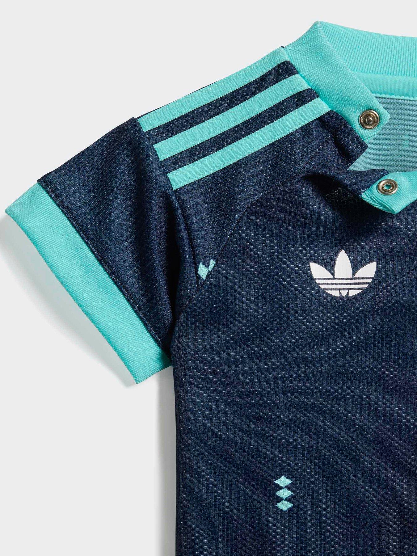 Image 4 of 4 of adidas Germany 26 Away Replica Baby Football Kit - Navy