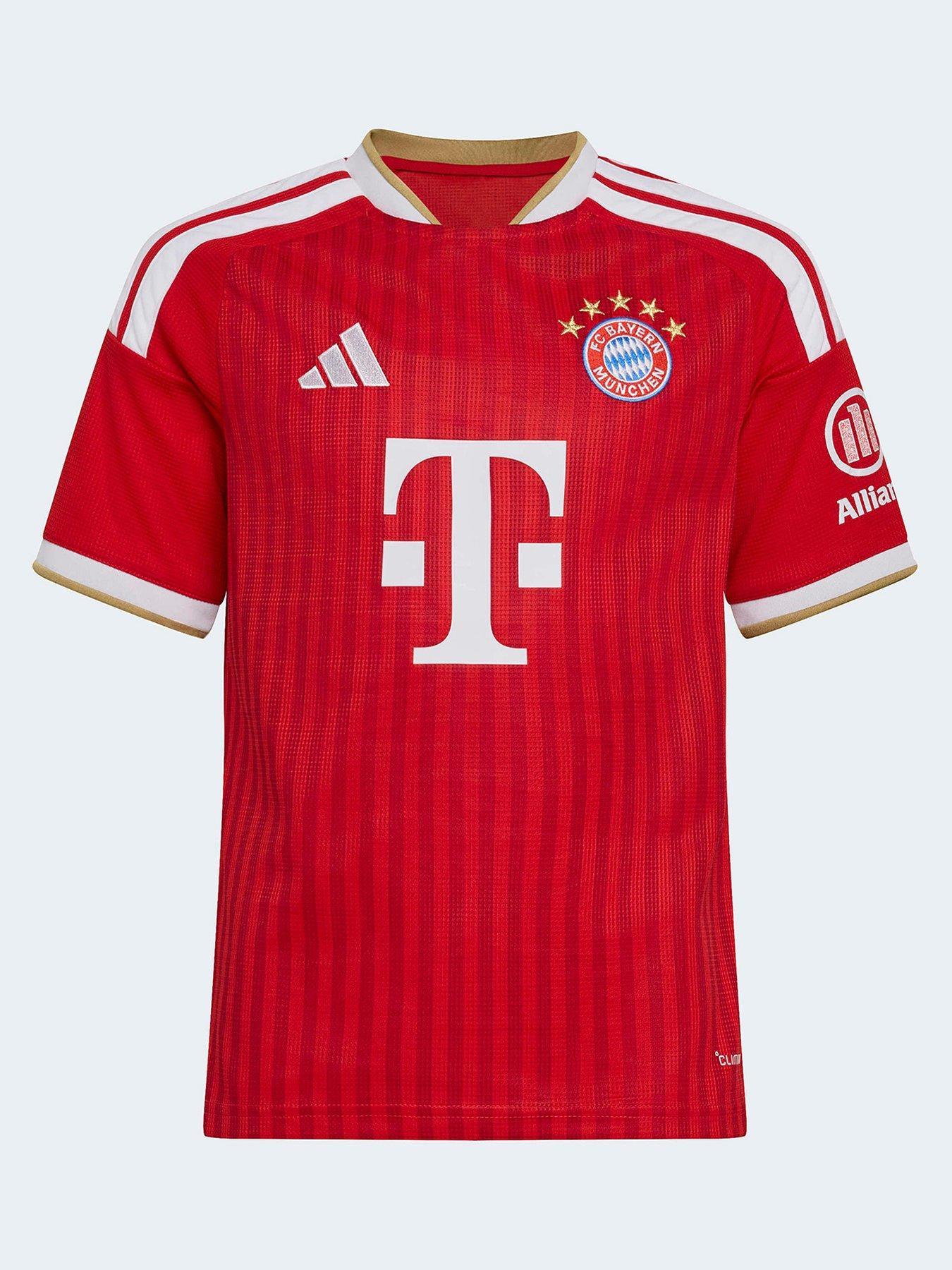 Image 2 of 6 of adidas Junior Fc Bayern Munich 26/27 Home Stadium Replica Shirt - Red