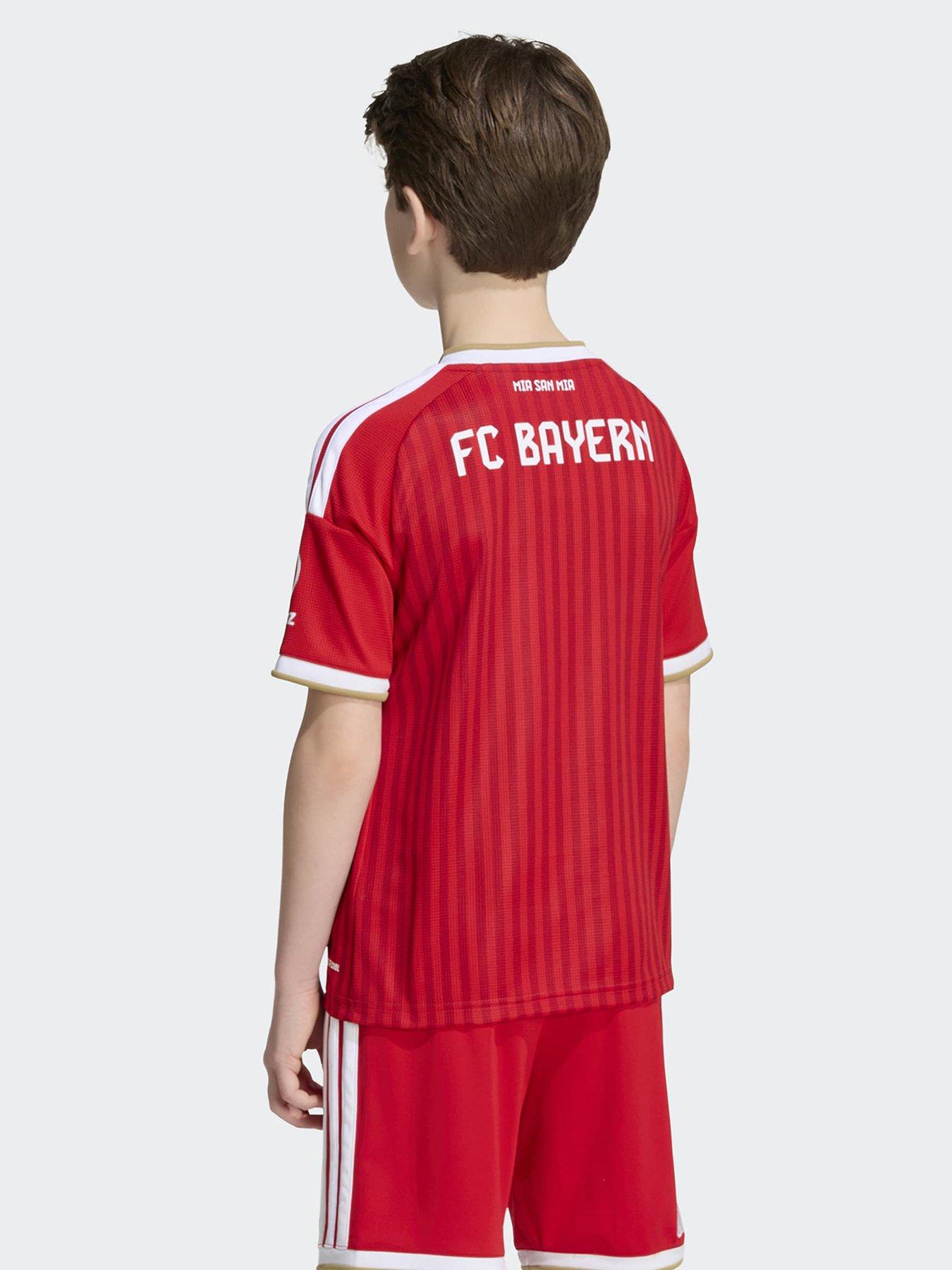 Image 3 of 6 of adidas Junior Fc Bayern Munich 26/27 Home Stadium Replica Shirt - Red