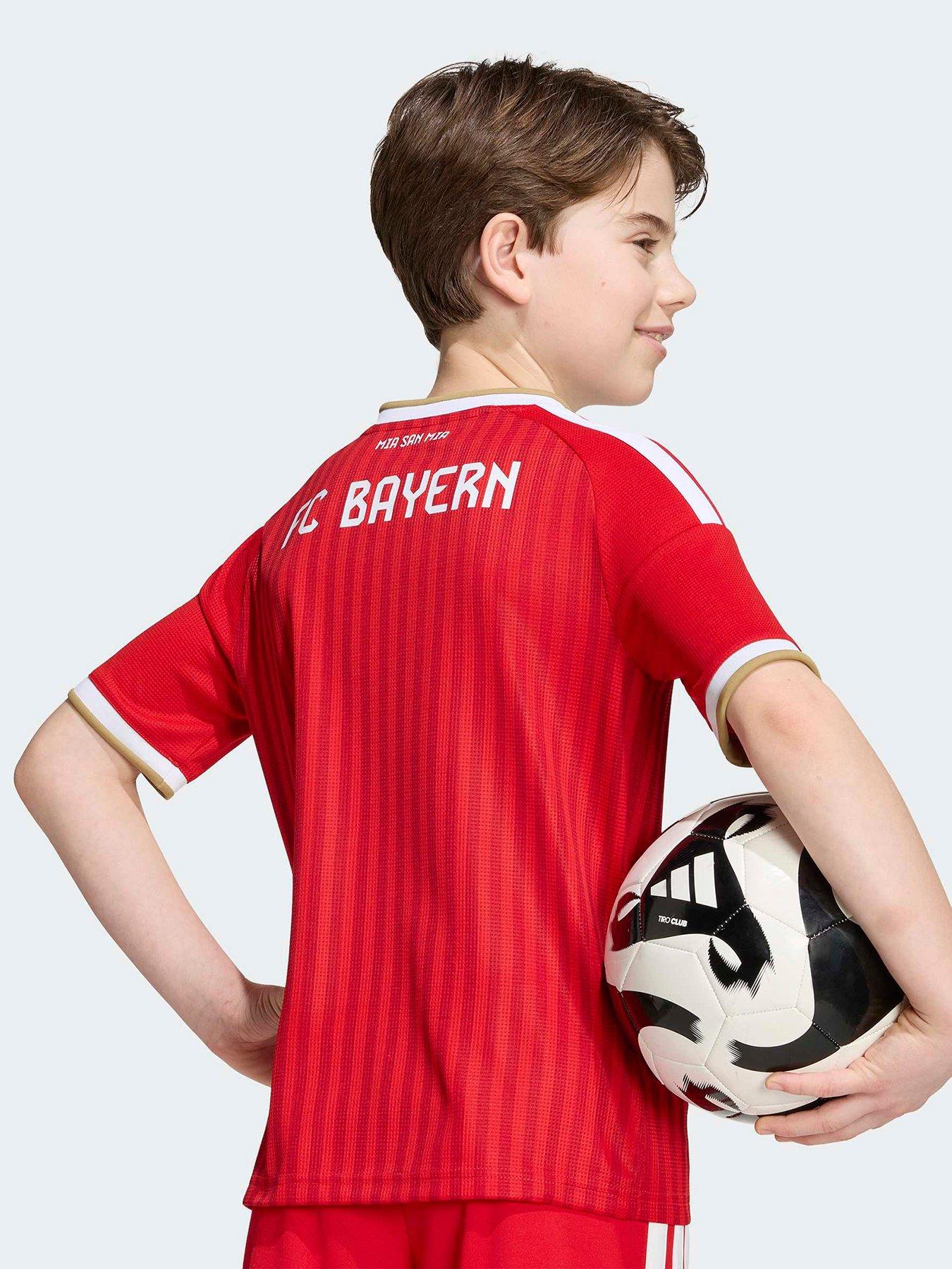 Image 6 of 6 of adidas Junior Fc Bayern Munich 26/27 Home Stadium Replica Shirt - Red