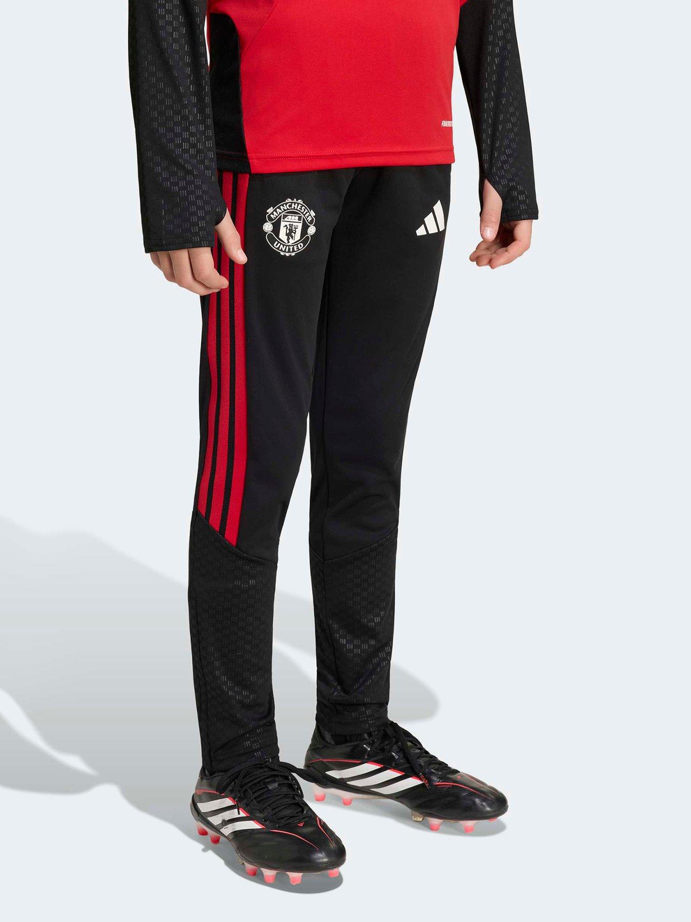 Adidas Kids Black Manchester United Tiro 26 Training Track Pants Jnr in Size 15-16Y, JD Sports - Image 2