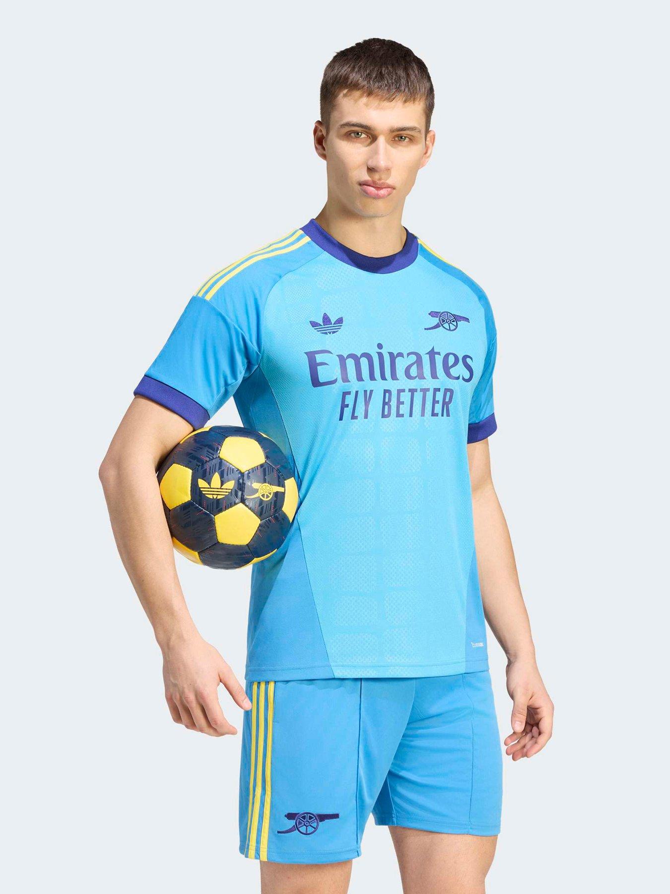 adidas Mens Arsenal Fc 26/27 Away Goal Keeper Stadium Replica Shirt, Blue, Size Xl, Men
