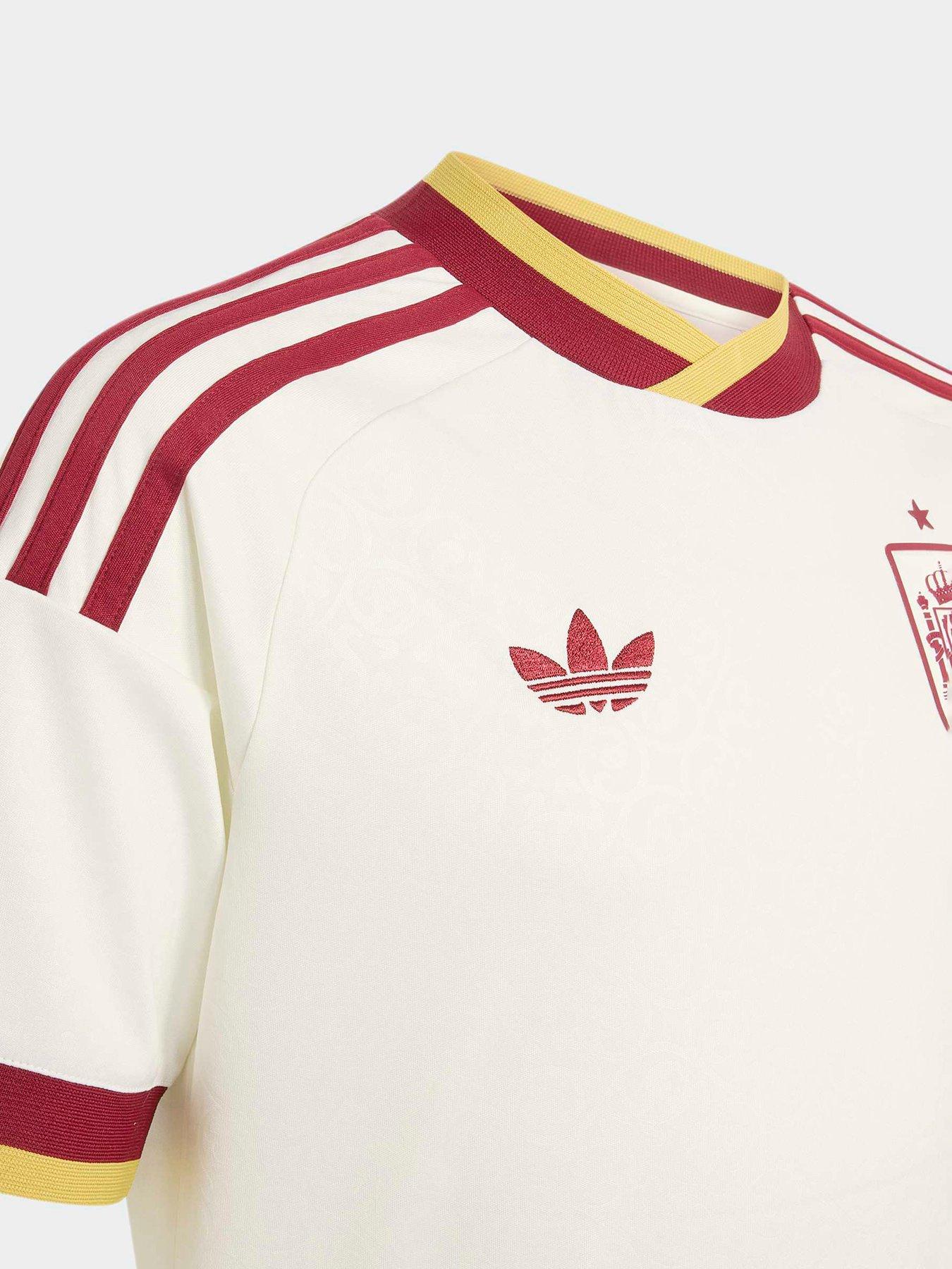 Image 5 of 5 of adidas Junior Spain 26 Away Replica Football Shirt - White