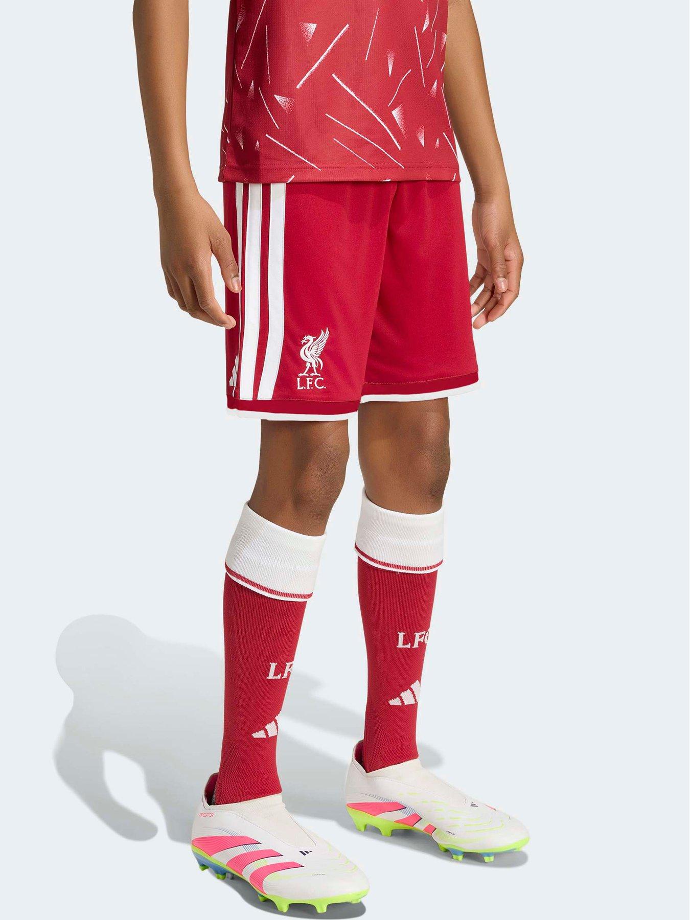Adidas Junior Liverpool Fc 26/27 Home Shorts - Red