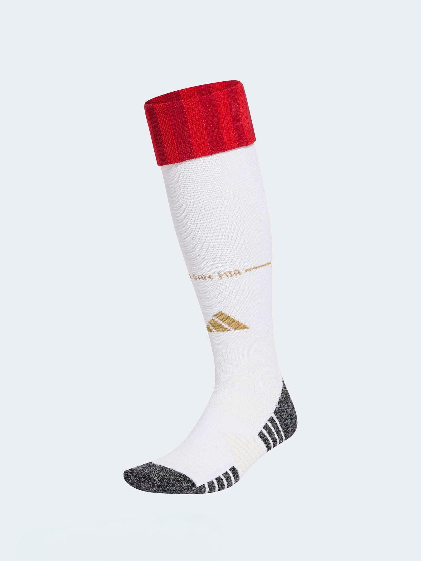 Image 1 of 3 of adidas Mens Fc Bayern Munich 26/27 Home Sock - White