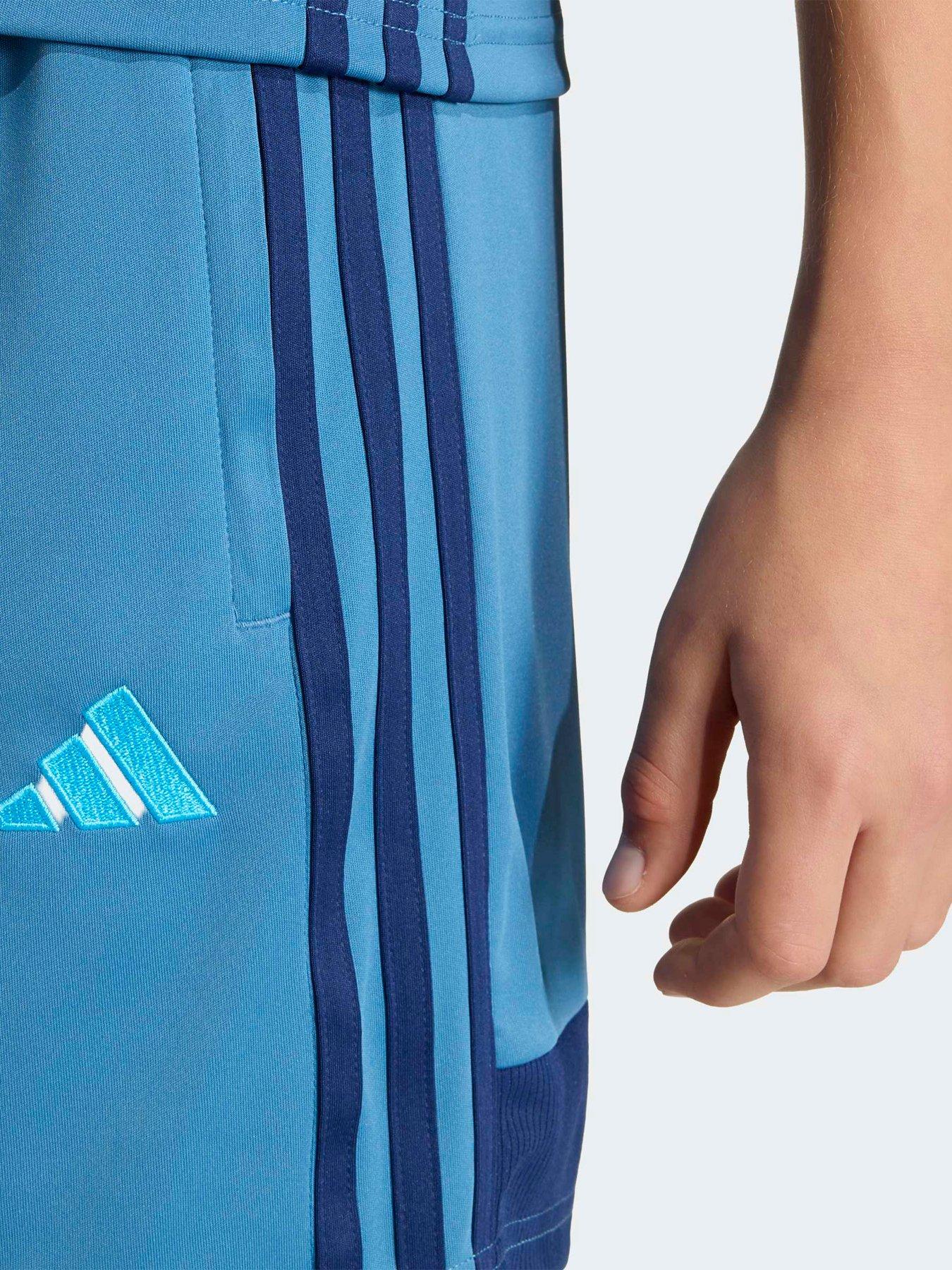 Image 5 of 5 of adidas Junior Tiro Football Training Shorts - Blue