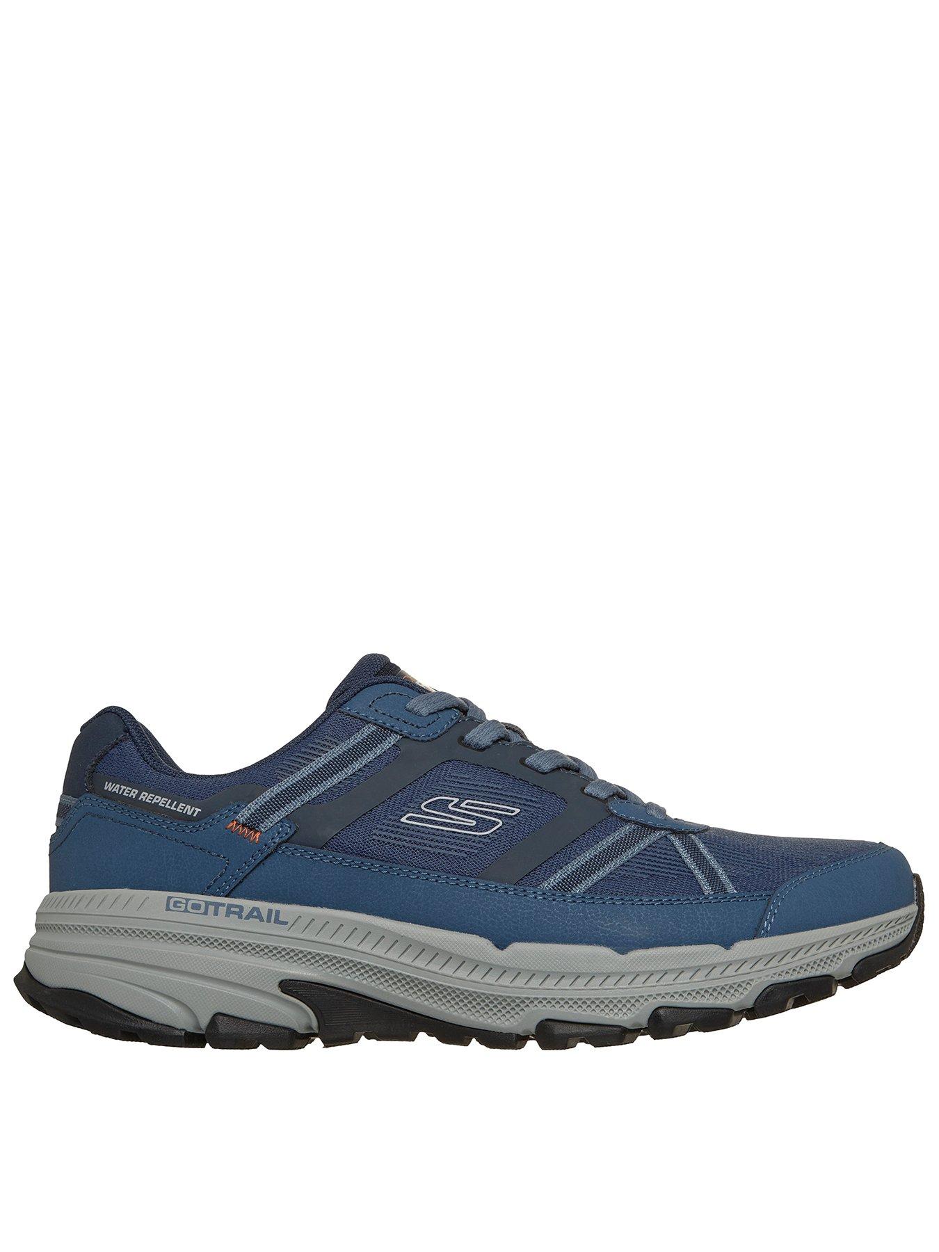 Skechers Men's Go Run Trail Altitude 2.0 Mesh Trail Running Trainers with 3D Print Detail - Navy