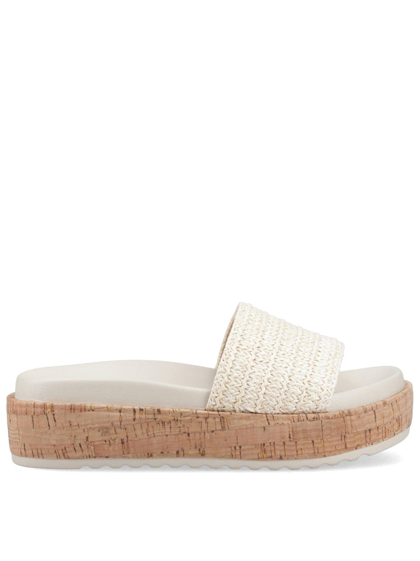 Rocket Dog Faye Alti Raffia Sandal -natural